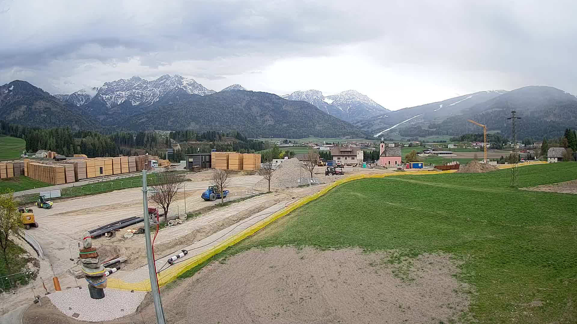 Webcam Rasun / Plan de Corones – Vista live dalla Valle di Anterselva