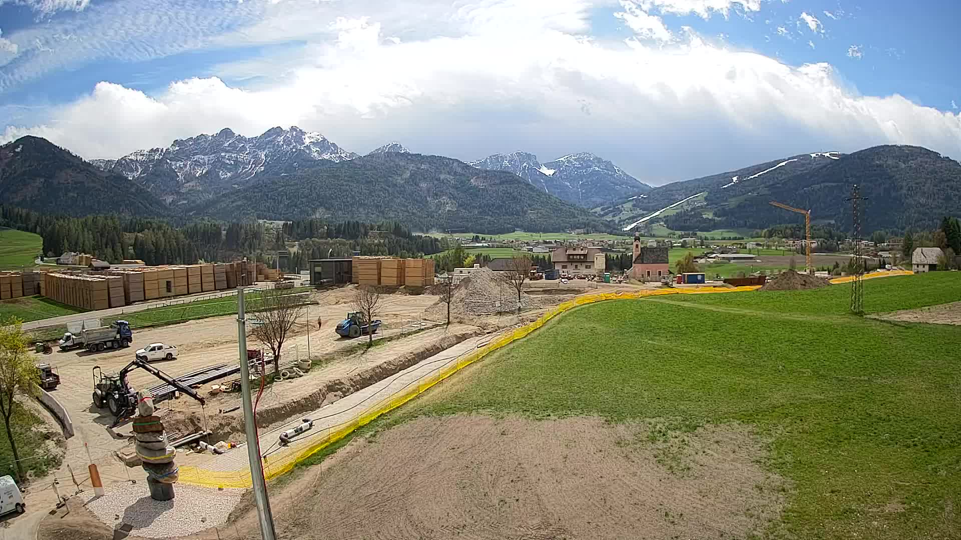 Webcam Rasun / Plan de Corones – Vista live dalla Valle di Anterselva