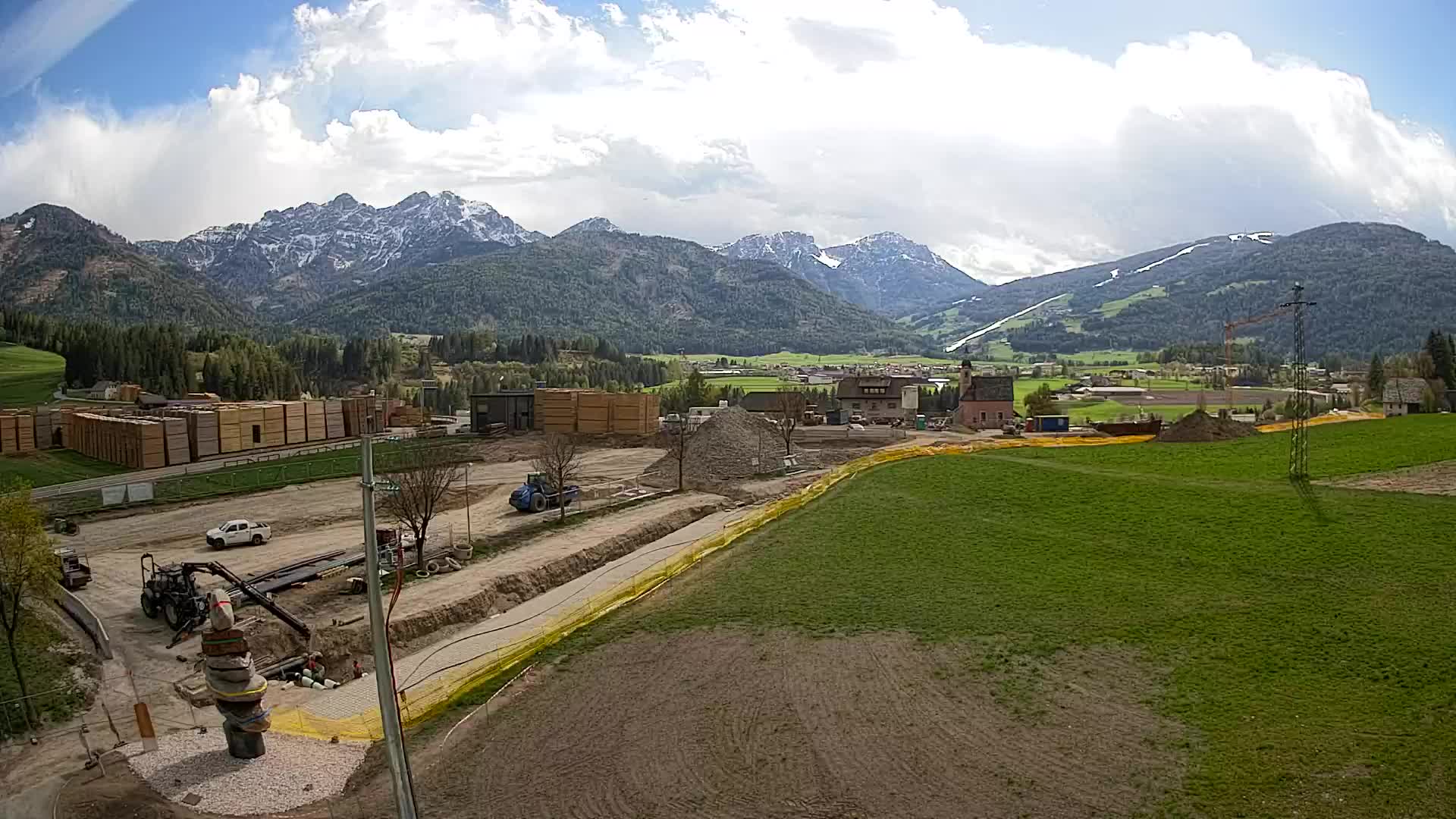 Webcam Rasun / Plan de Corones – Vista live dalla Valle di Anterselva