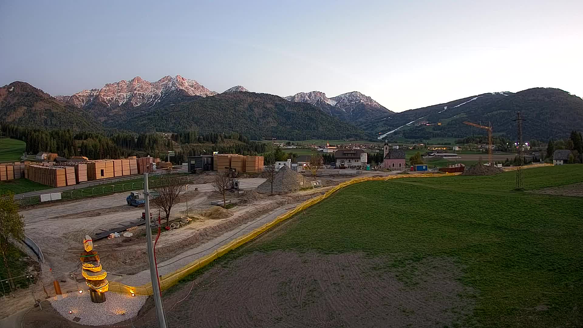 Webcam Rasun / Plan de Corones – Vista live dalla Valle di Anterselva