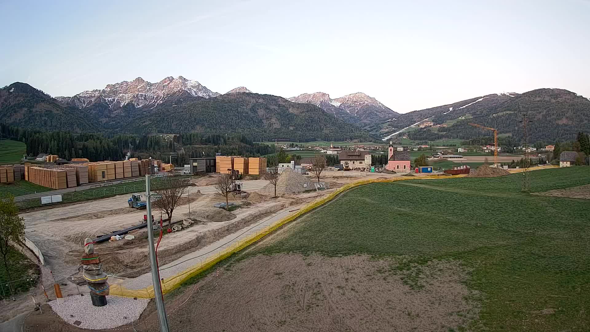 Webcam Rasun / Plan de Corones – Vista live dalla Valle di Anterselva