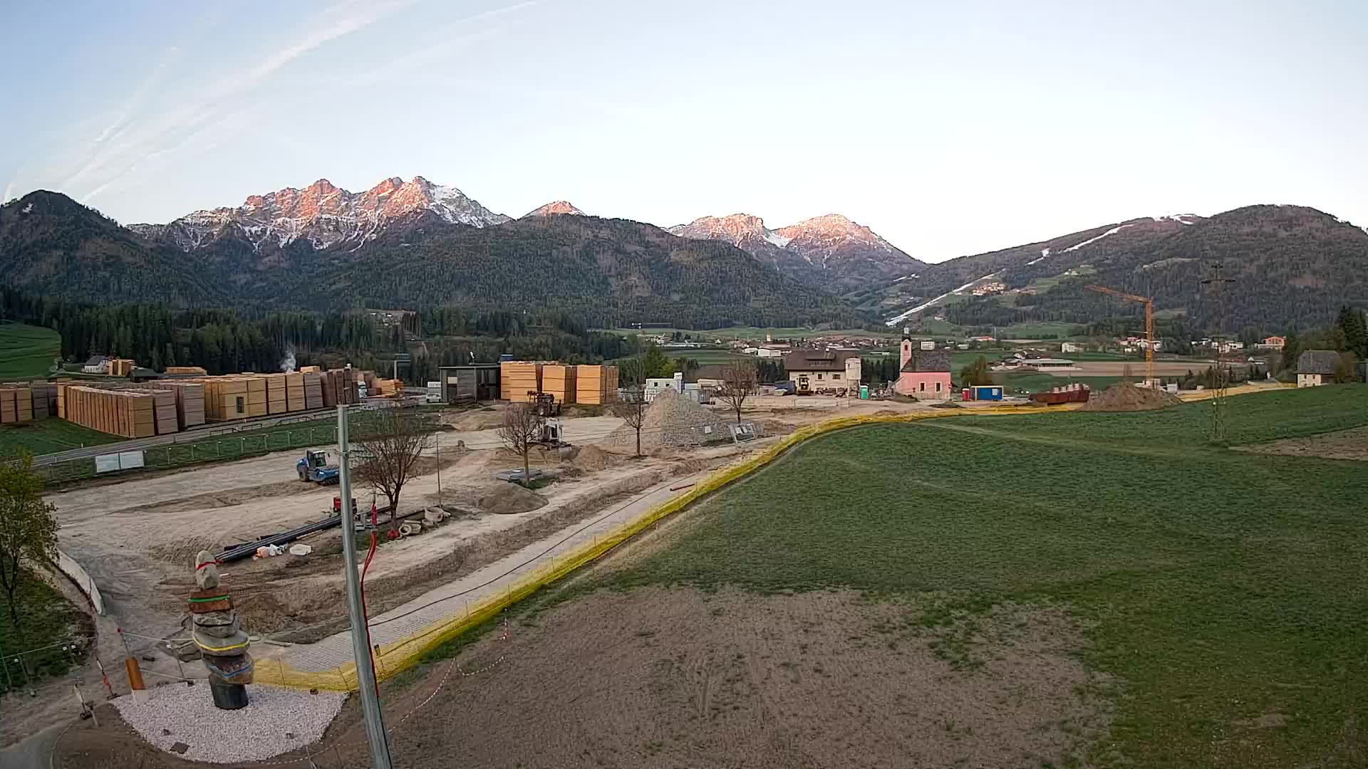 Webcam Rasun / Plan de Corones – Vista live dalla Valle di Anterselva