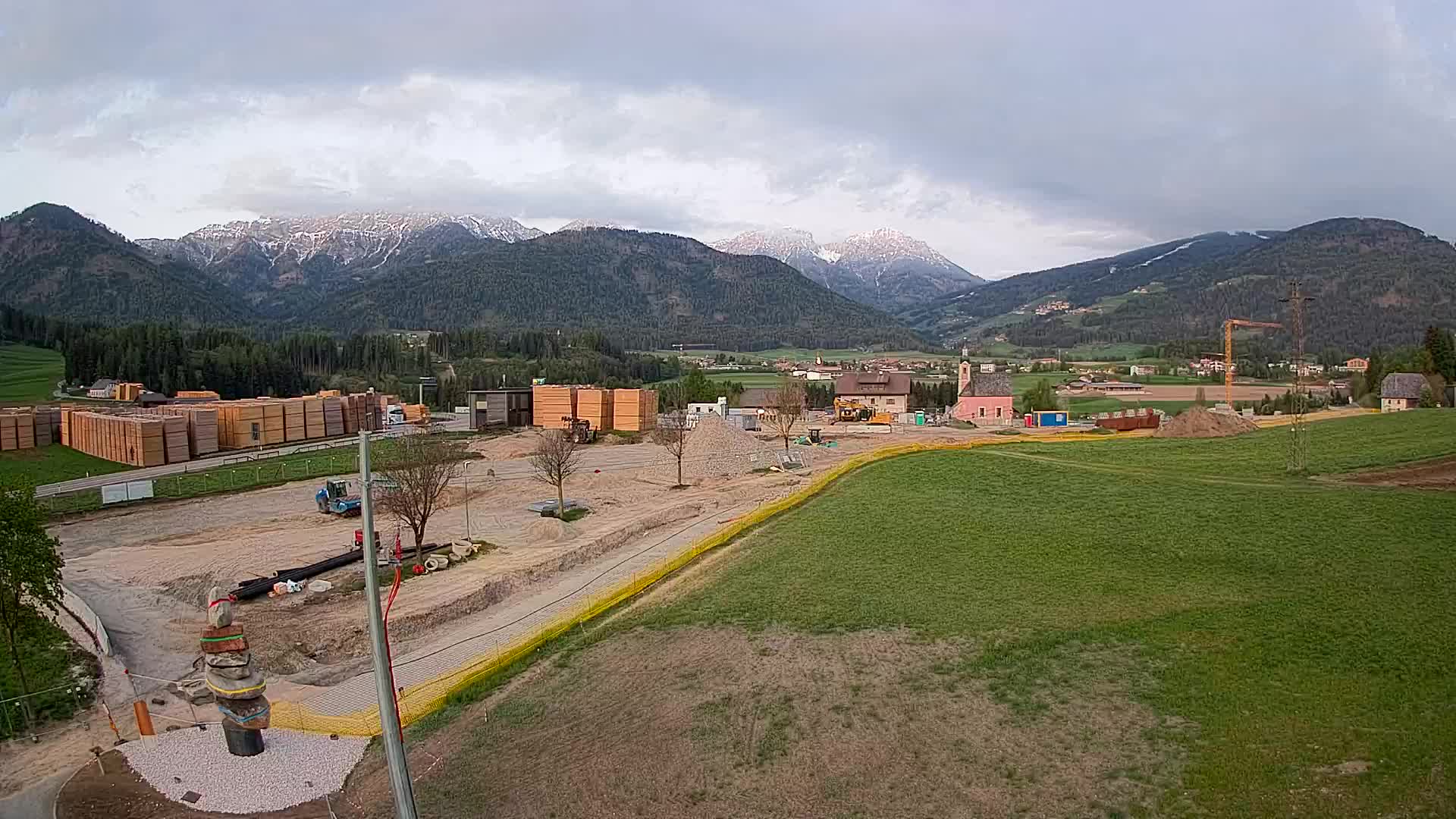 Webcam Rasun / Plan de Corones – Vista live dalla Valle di Anterselva