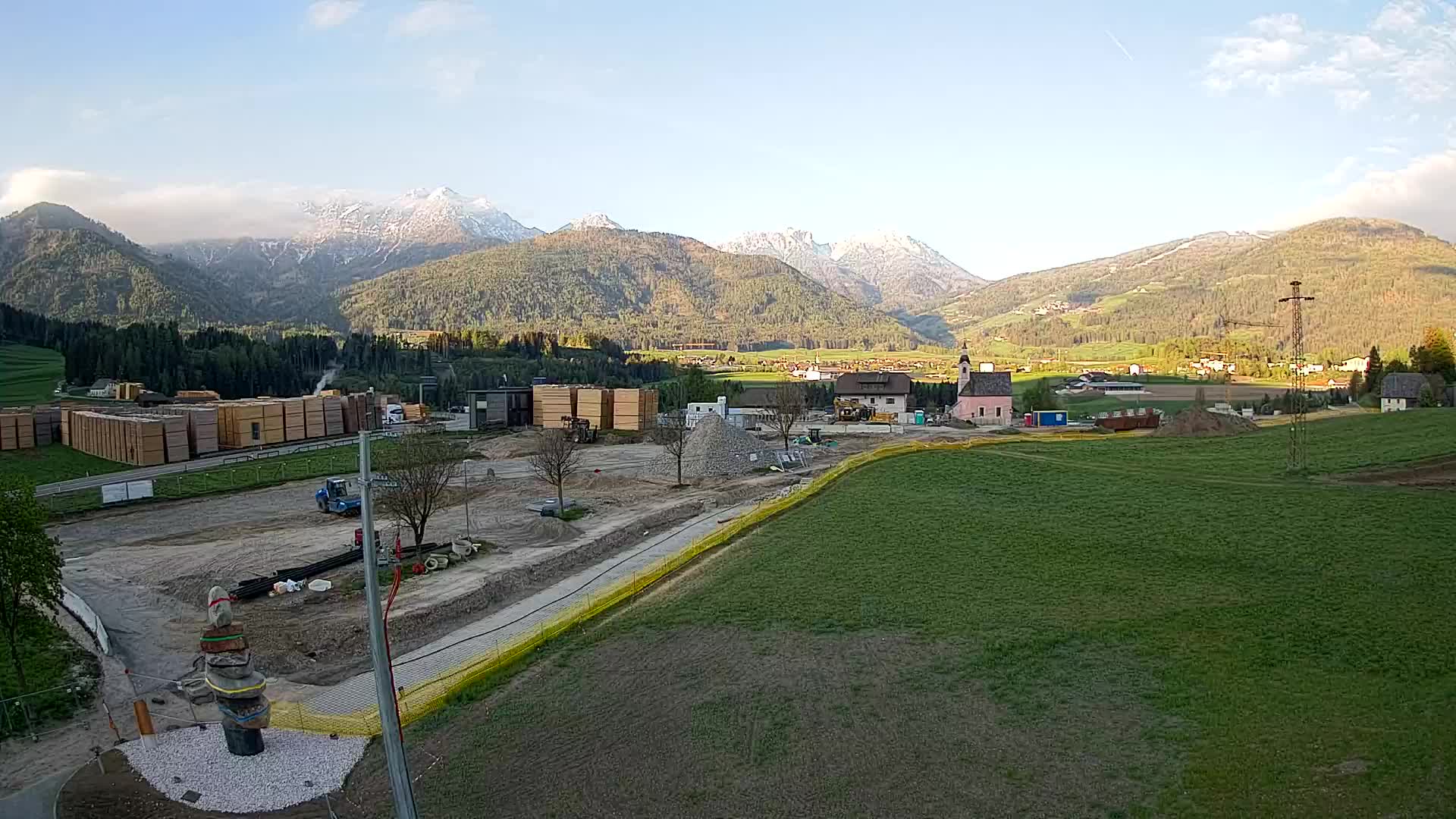 Webcam Rasun / Plan de Corones – Vista live dalla Valle di Anterselva
