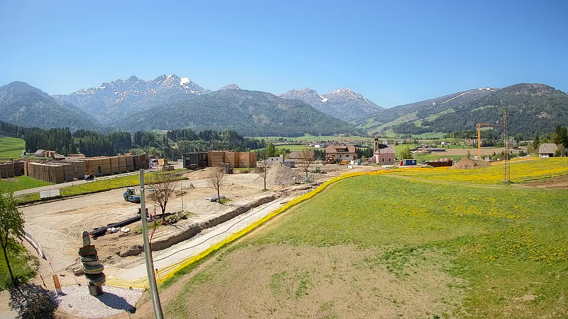 Webcam Rasun / Plan de Corones – Vista live dalla Valle di Anterselva