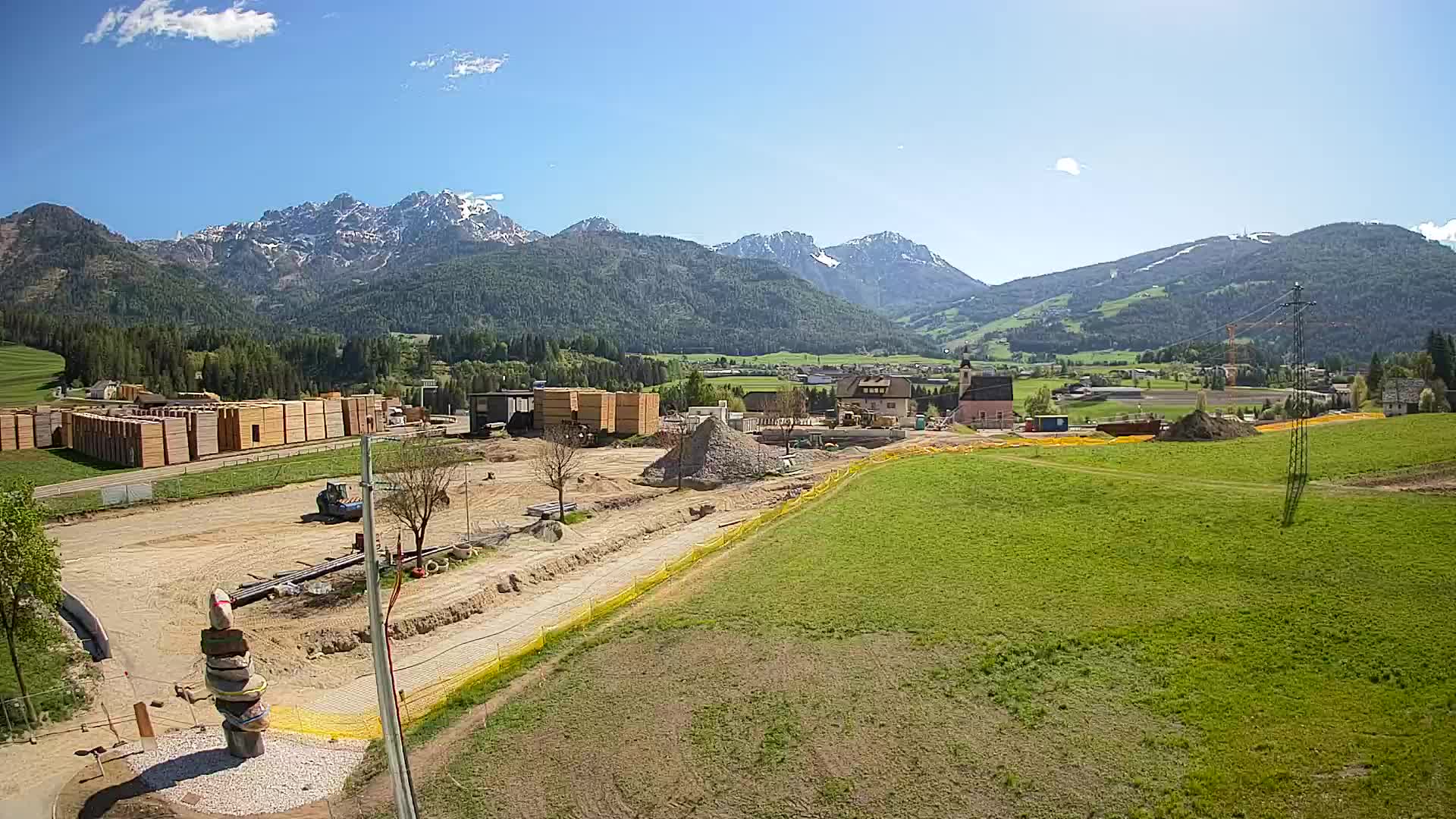 Webcam Rasun / Plan de Corones – Vista live dalla Valle di Anterselva