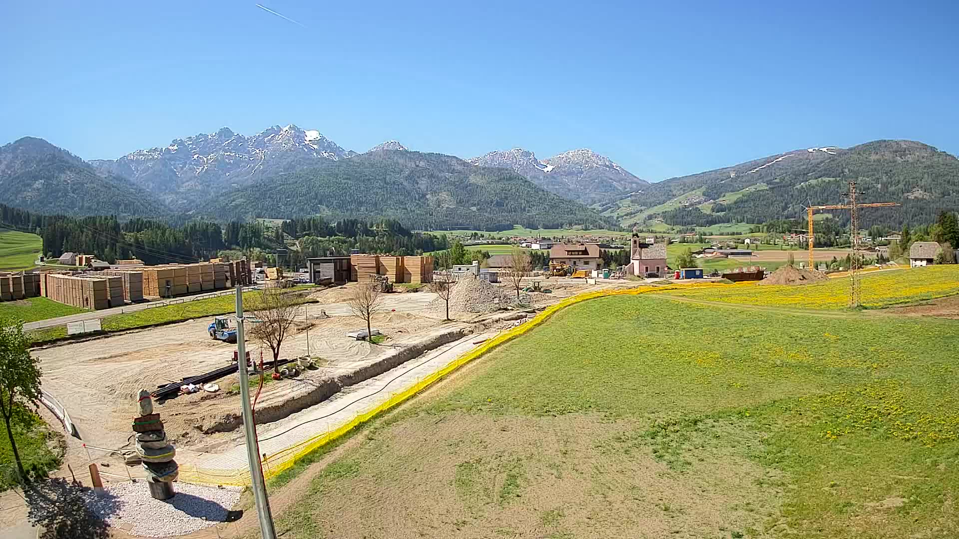 Webcam Rasun / Plan de Corones – Vista live dalla Valle di Anterselva