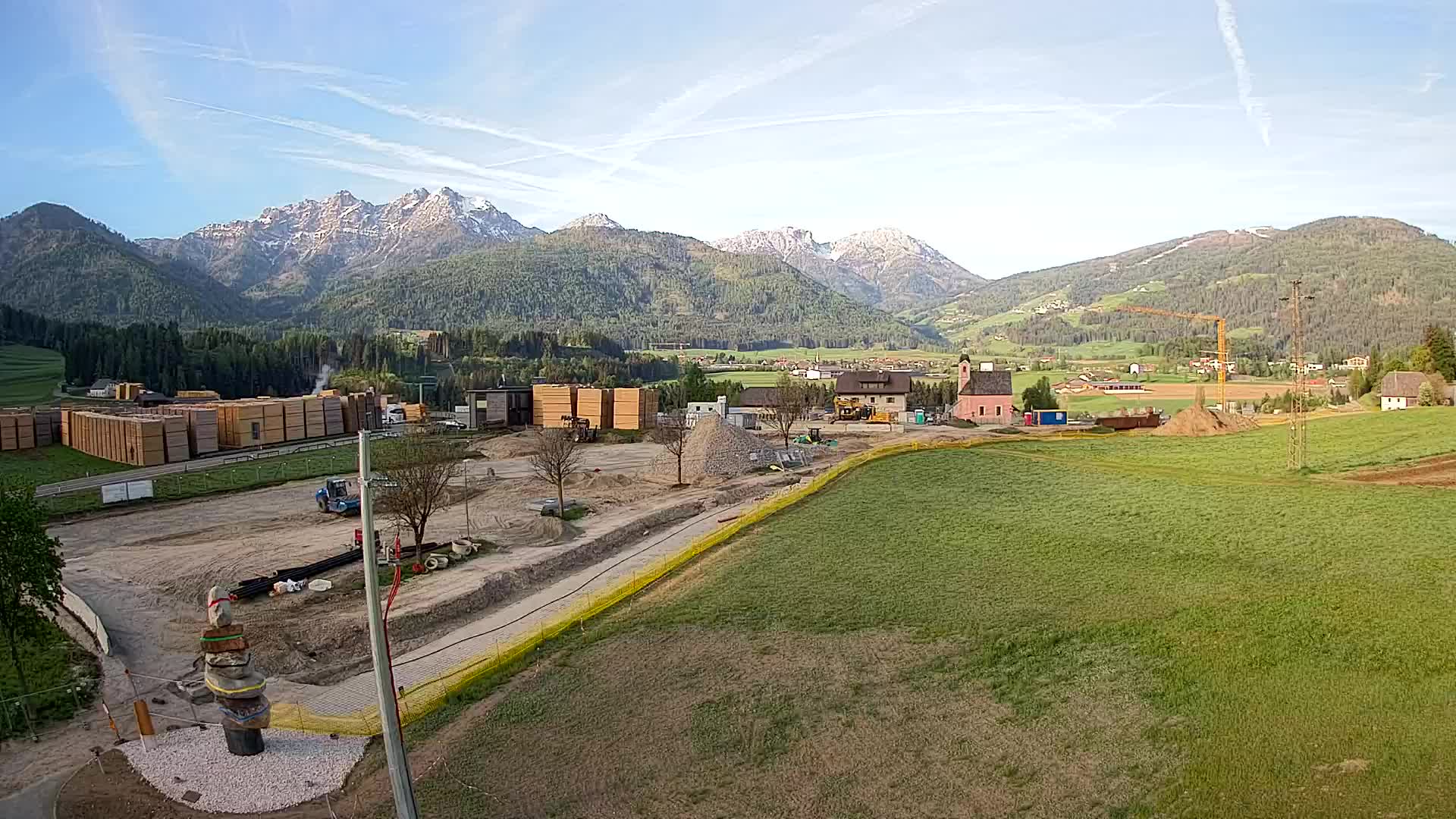 Webcam Rasun / Plan de Corones – Vista live dalla Valle di Anterselva