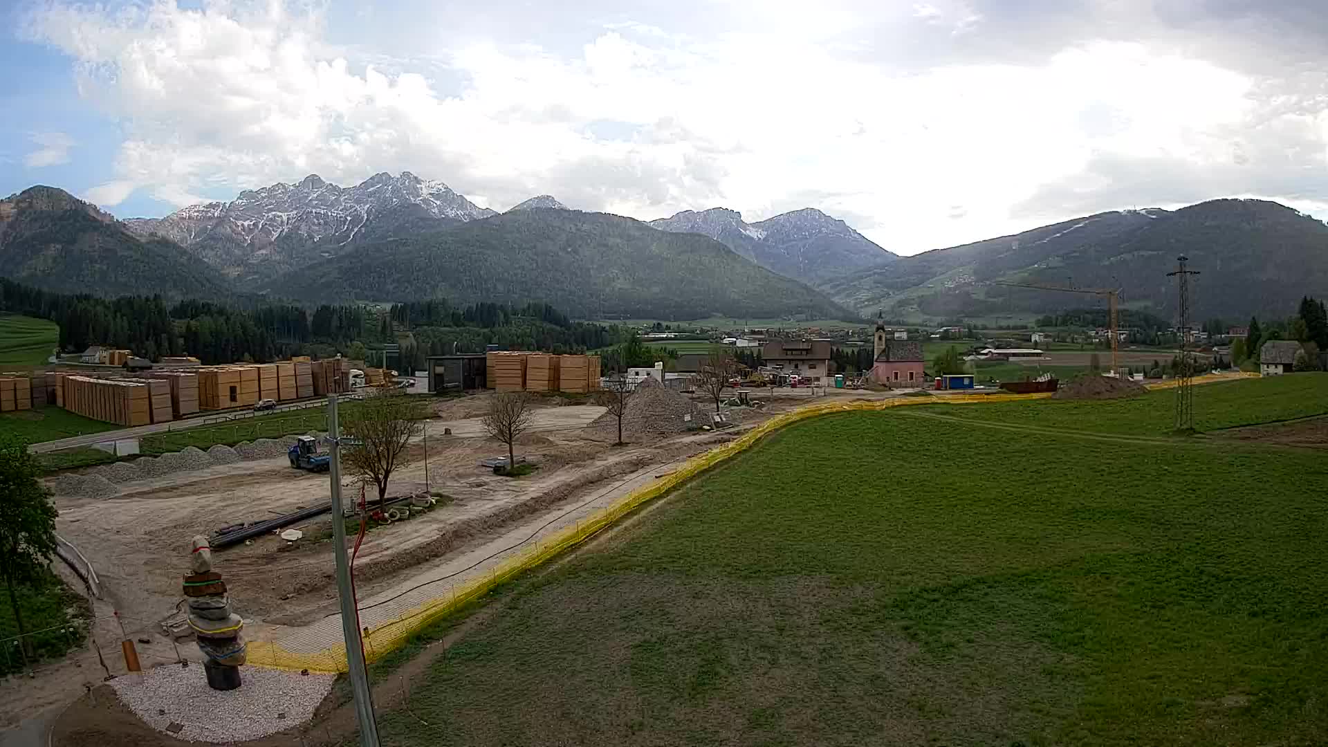 Webcam Rasun / Plan de Corones – Vista live dalla Valle di Anterselva