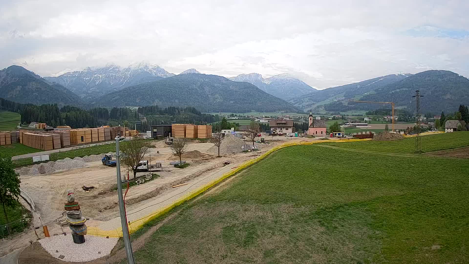 Webcam Rasun / Plan de Corones – Vista live dalla Valle di Anterselva