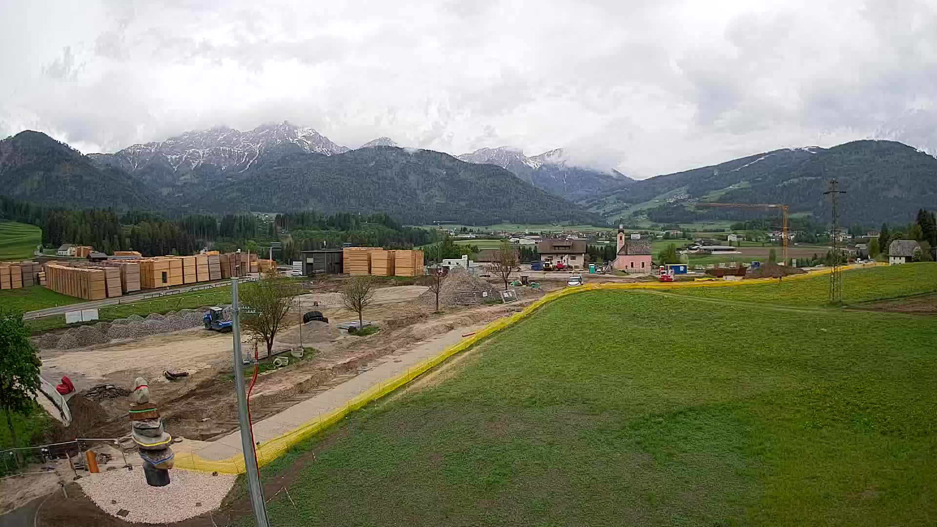 Webcam Rasun / Plan de Corones – Vista live dalla Valle di Anterselva