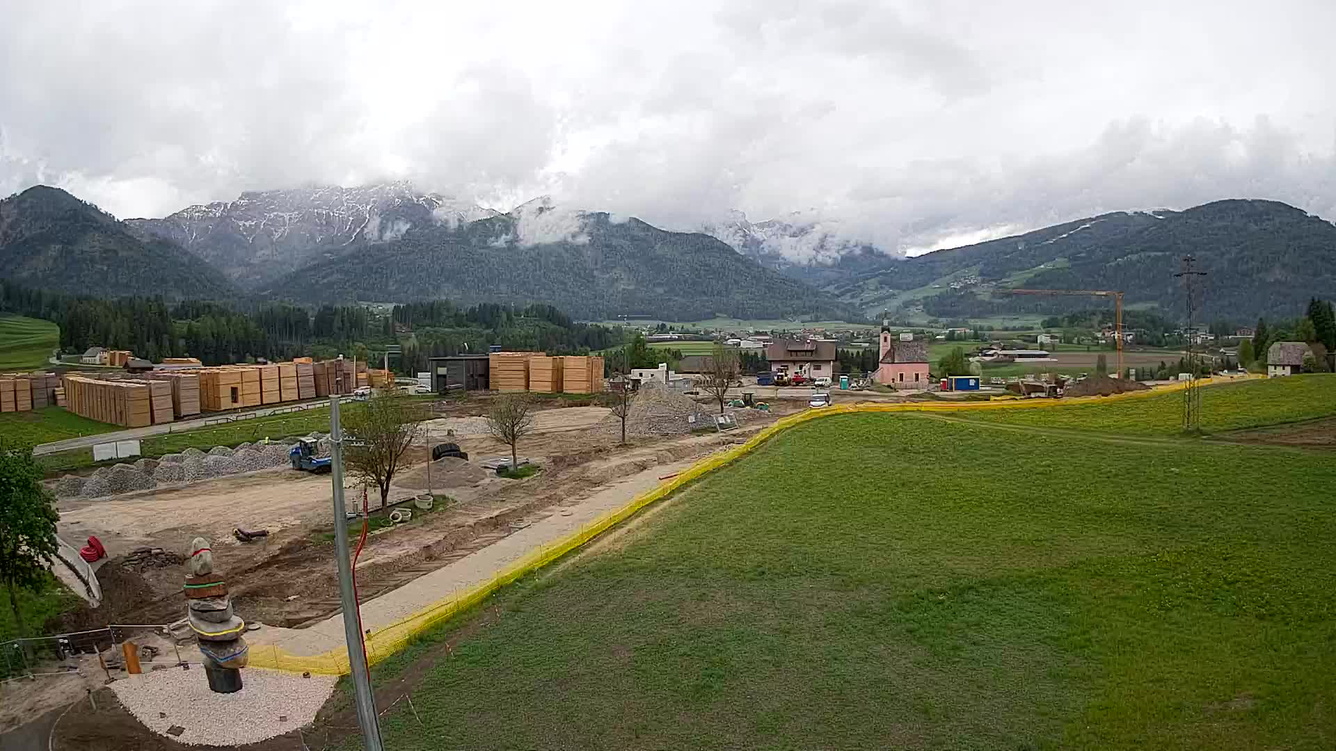 Webcam Rasun / Plan de Corones – Vista live dalla Valle di Anterselva