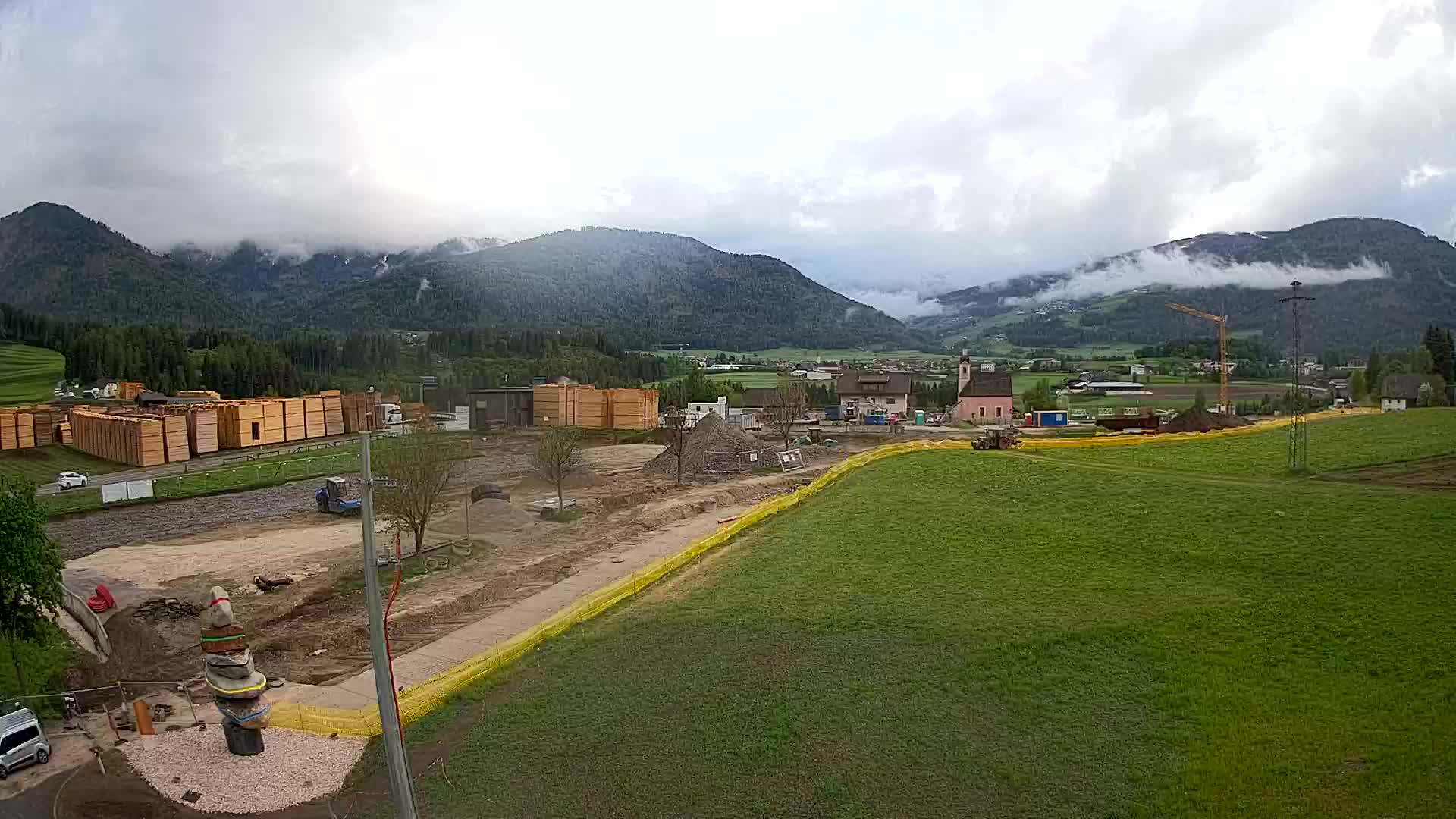 Webcam Rasun / Plan de Corones – Vista live dalla Valle di Anterselva