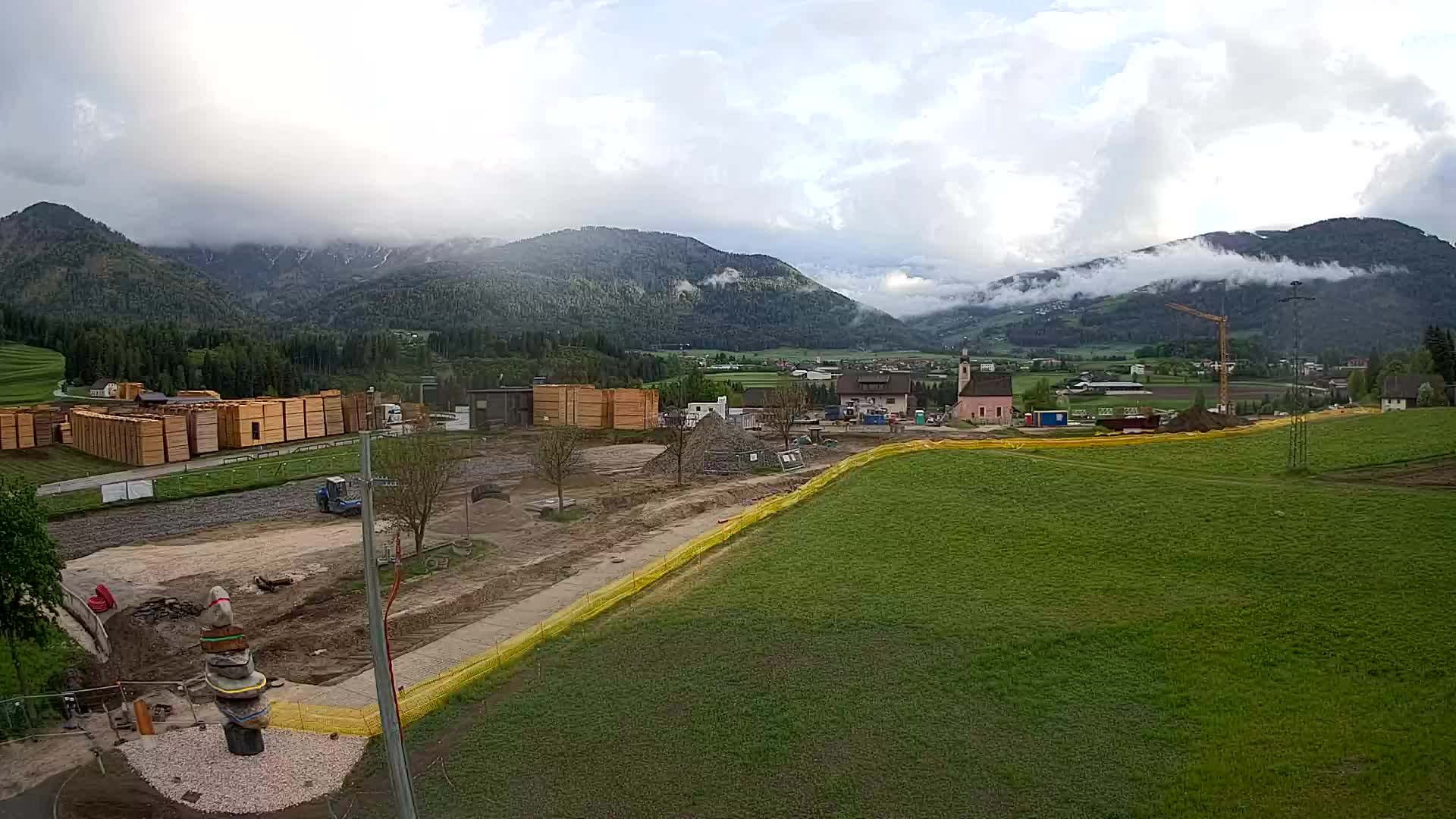 Webcam Rasun / Plan de Corones – Vista live dalla Valle di Anterselva