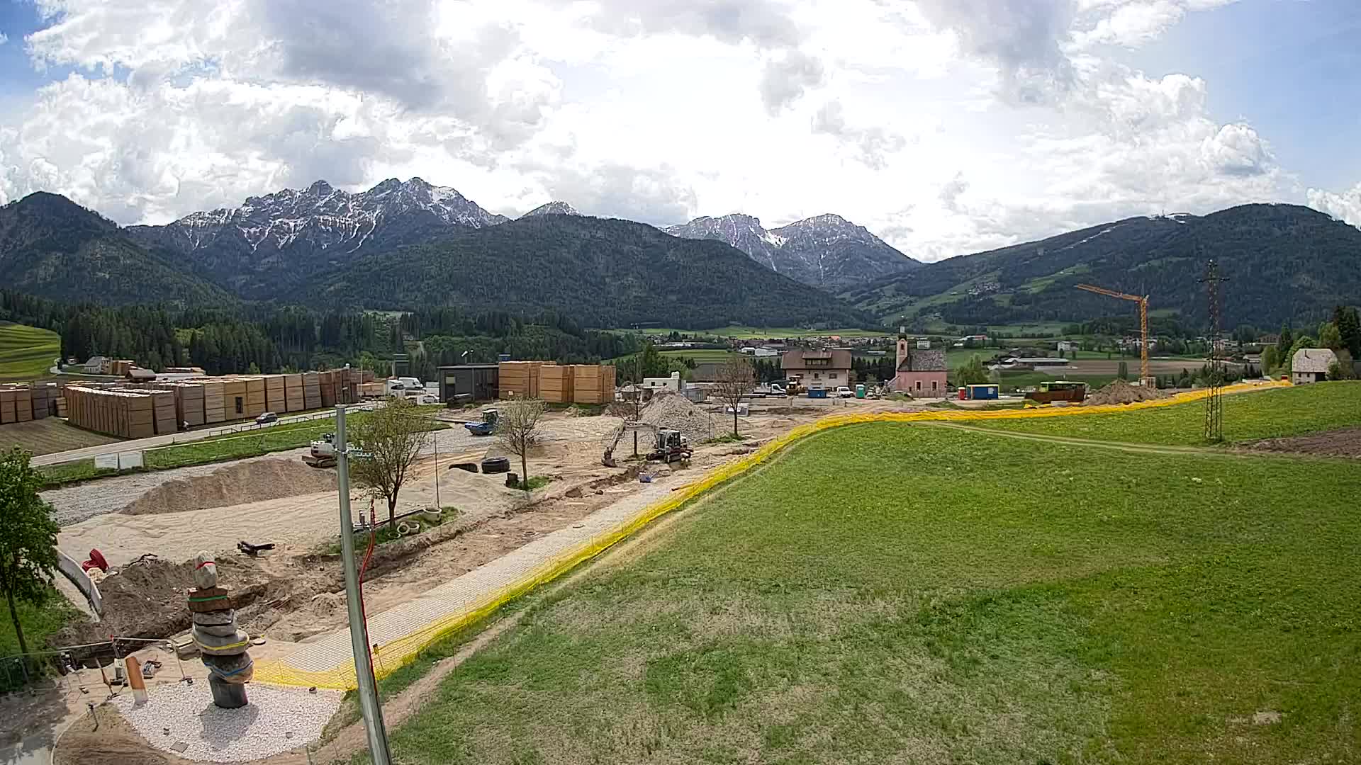 Webcam Rasun / Plan de Corones – Vista live dalla Valle di Anterselva