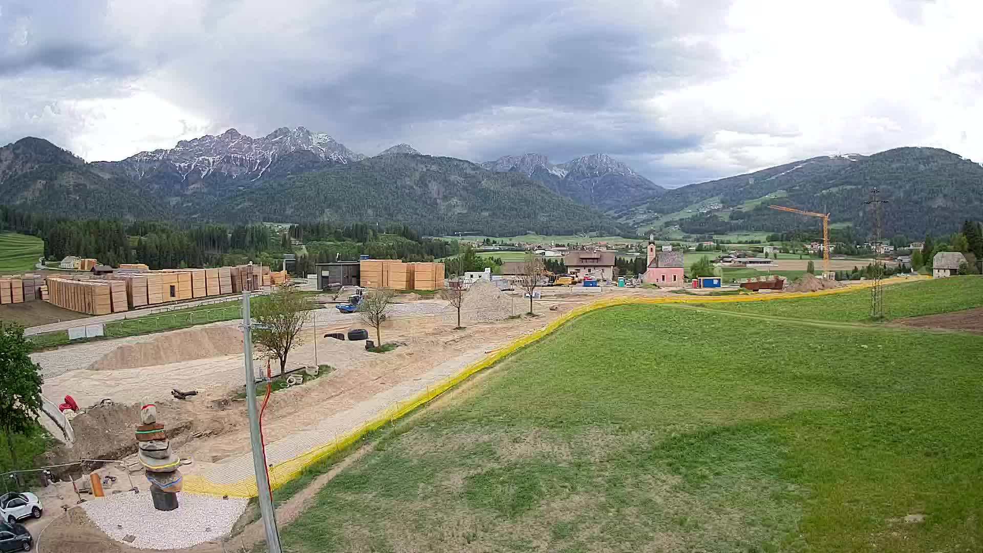 Webcam Rasun / Plan de Corones – Vista live dalla Valle di Anterselva