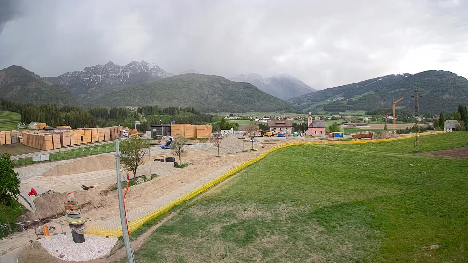 Webcam Rasun / Plan de Corones – Vista live dalla Valle di Anterselva