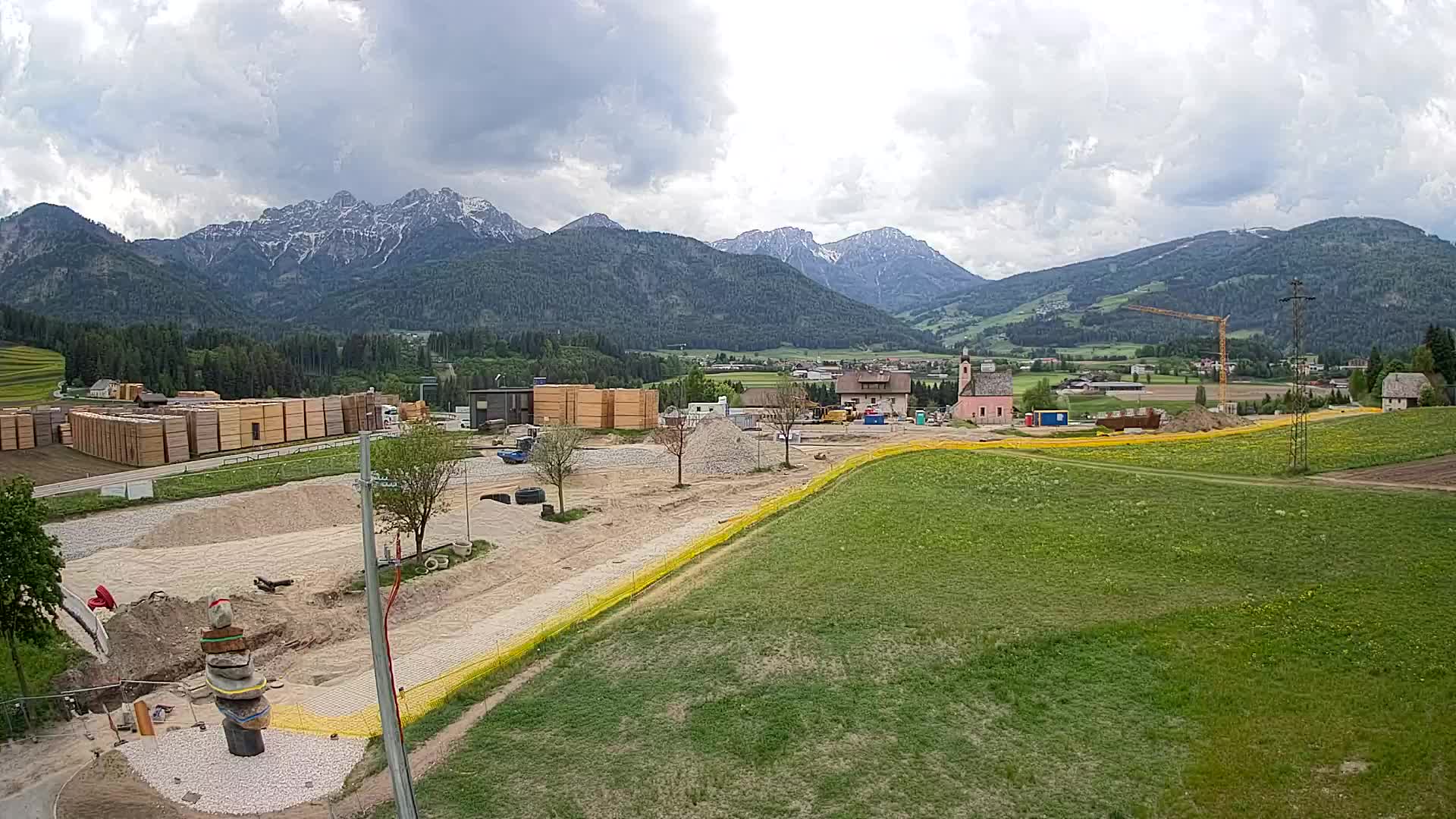 Webcam Rasun / Plan de Corones – Vista live dalla Valle di Anterselva