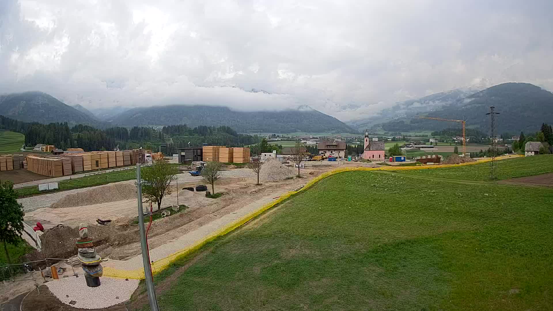 Webcam Rasun / Plan de Corones – Vista live dalla Valle di Anterselva