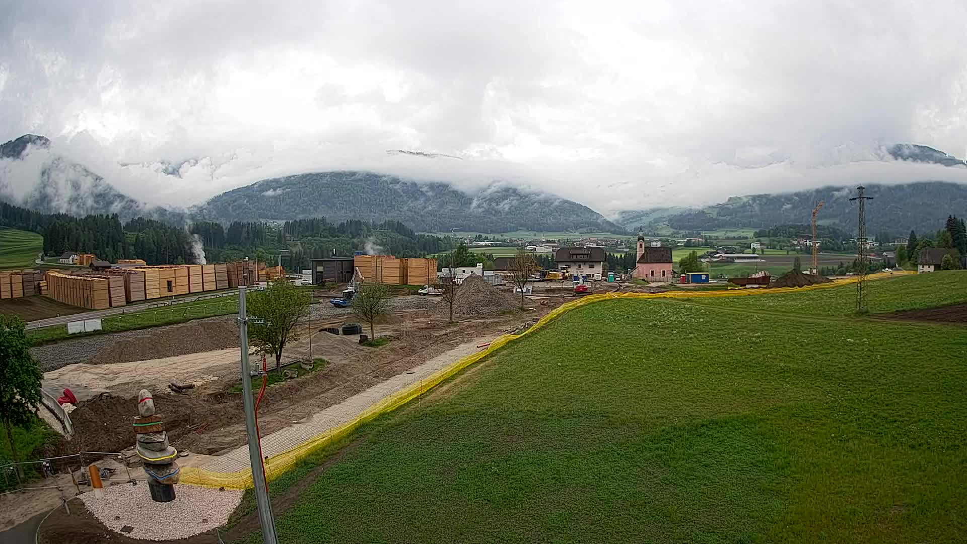 Webcam Rasun / Plan de Corones – Vista live dalla Valle di Anterselva