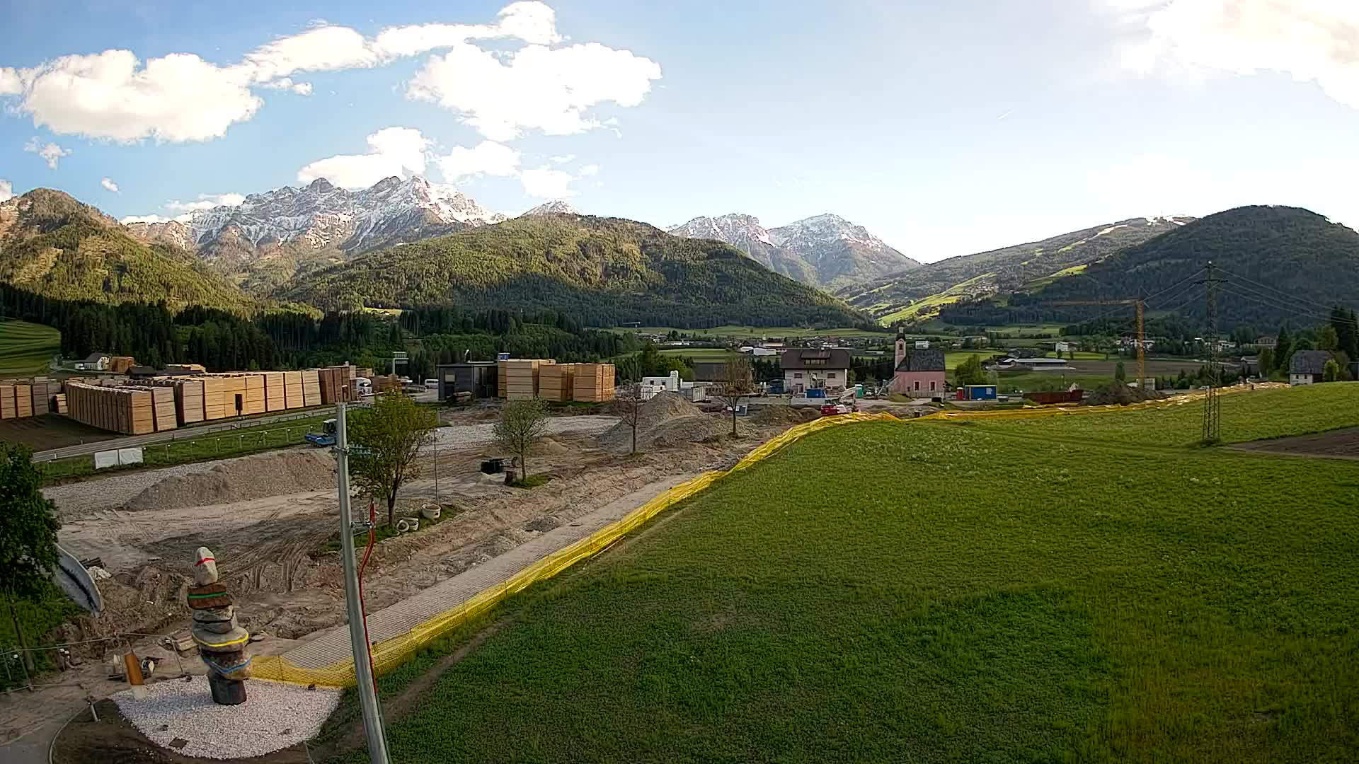 Webcam Rasun / Plan de Corones – Vista live dalla Valle di Anterselva