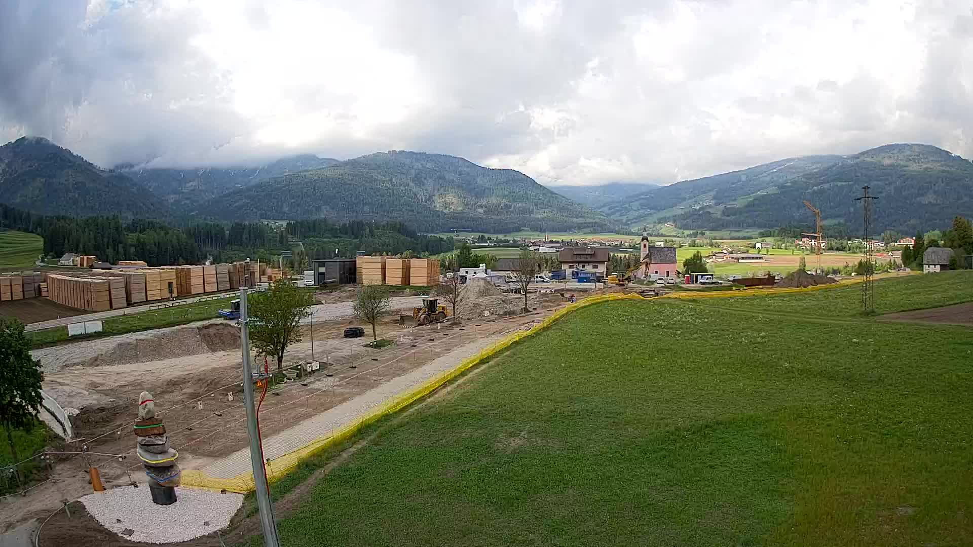 Webcam Rasun / Plan de Corones – Vista live dalla Valle di Anterselva