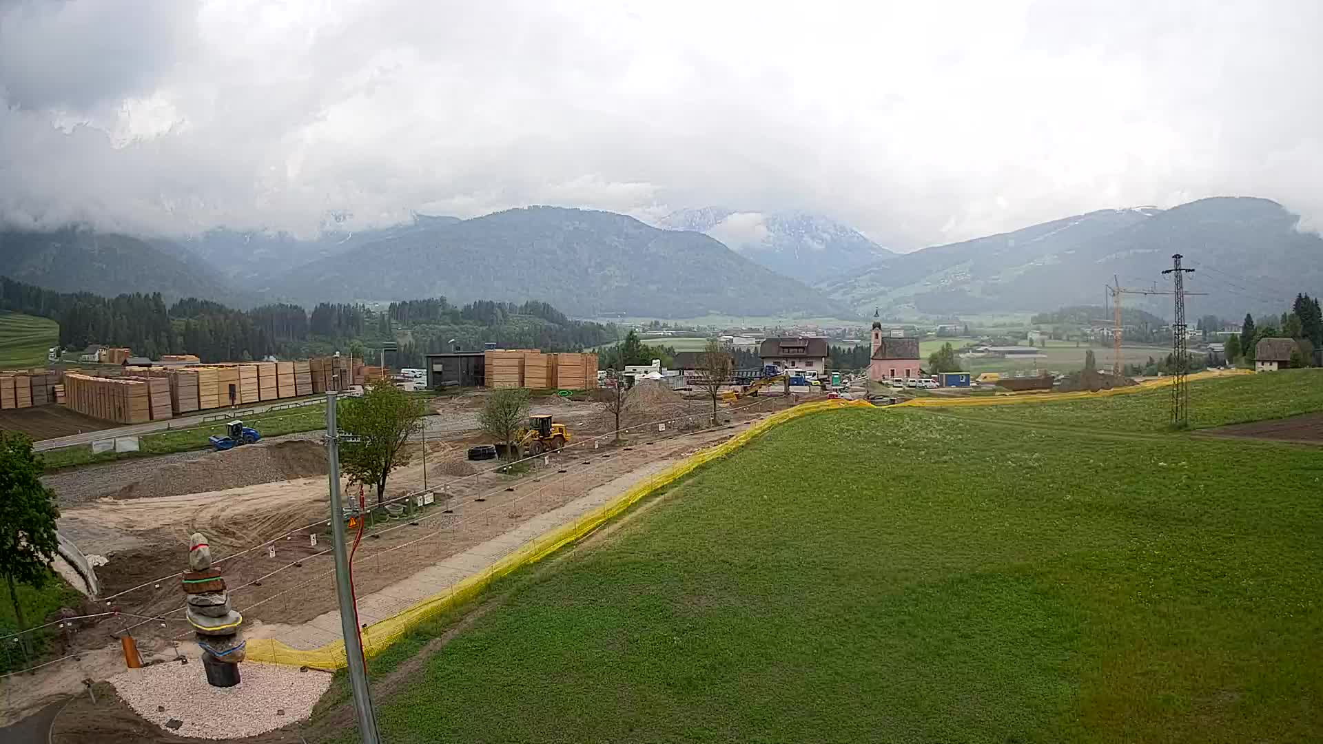 Webcam Rasun / Plan de Corones – Vista live dalla Valle di Anterselva