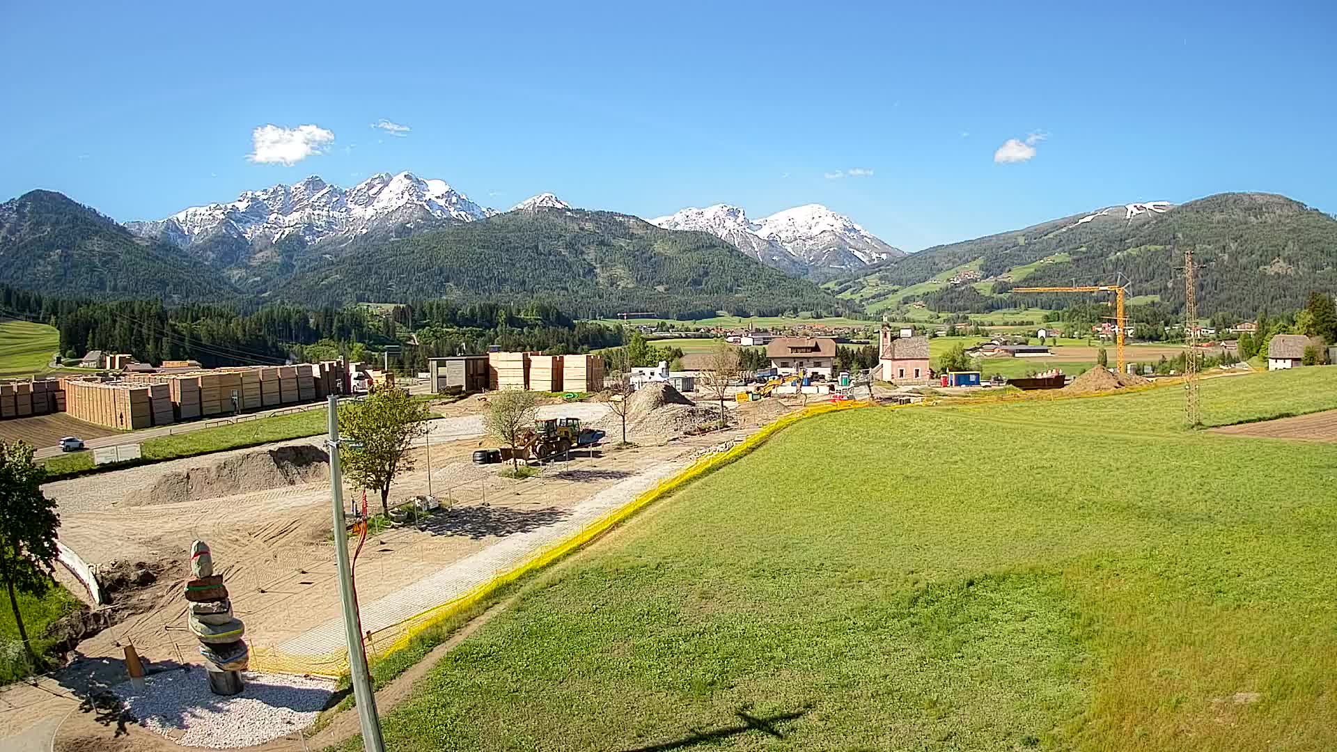 Webcam Rasun / Plan de Corones – Vista live dalla Valle di Anterselva
