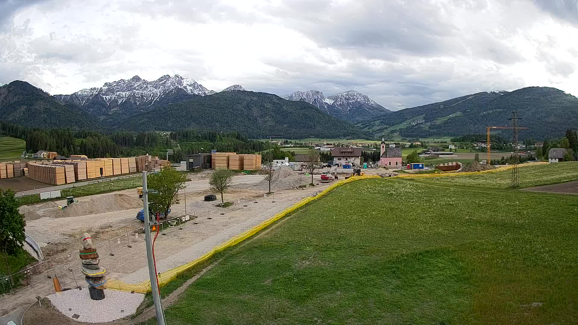 Webcam Rasun / Plan de Corones – Vista live dalla Valle di Anterselva