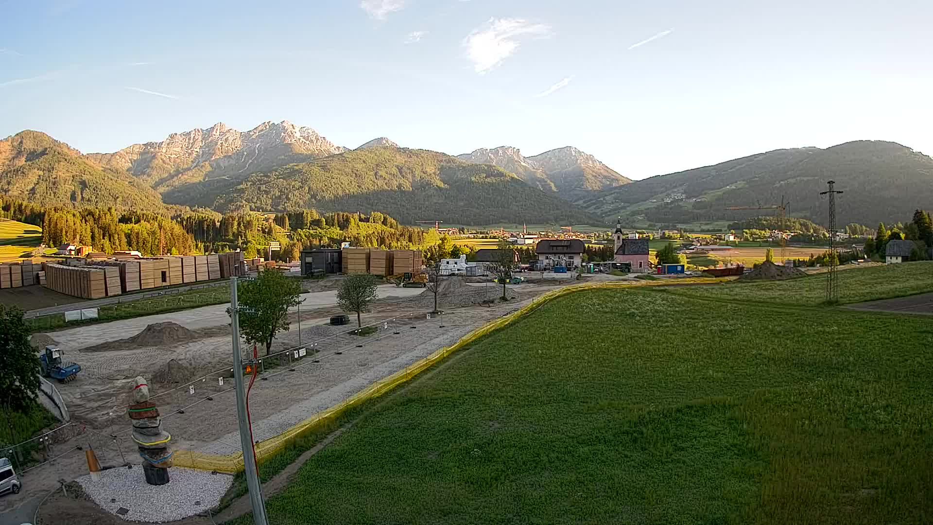 Webcam Rasun / Plan de Corones – Vista live dalla Valle di Anterselva