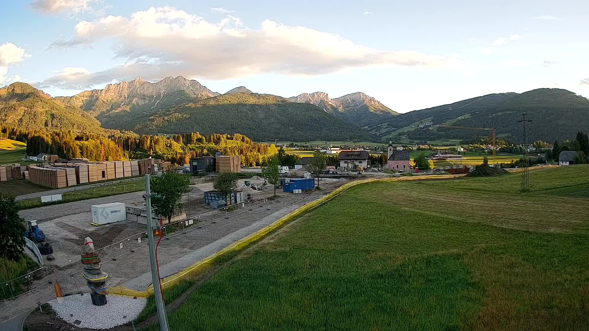 Webcam Rasun / Plan de Corones – Vista live dalla Valle di Anterselva