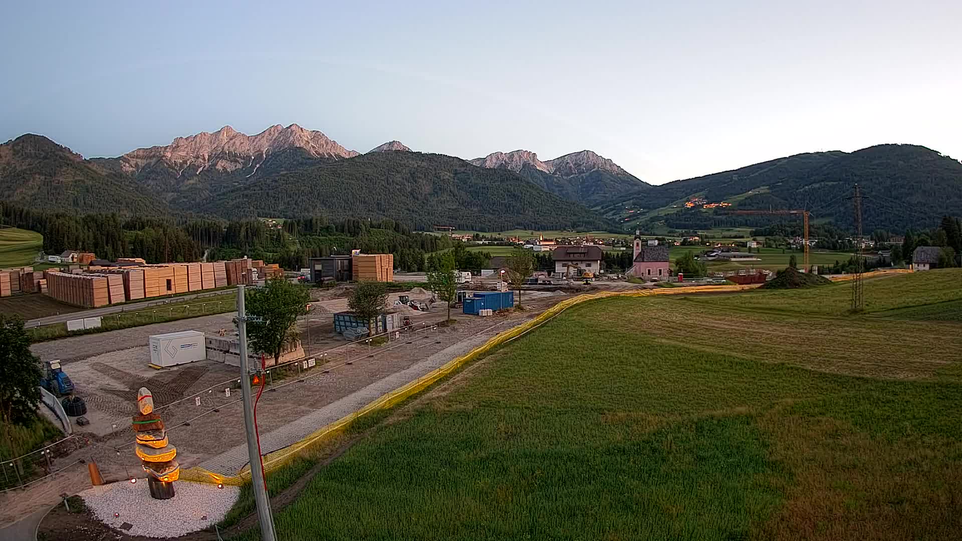 Webcam Rasun / Plan de Corones – Vista live dalla Valle di Anterselva