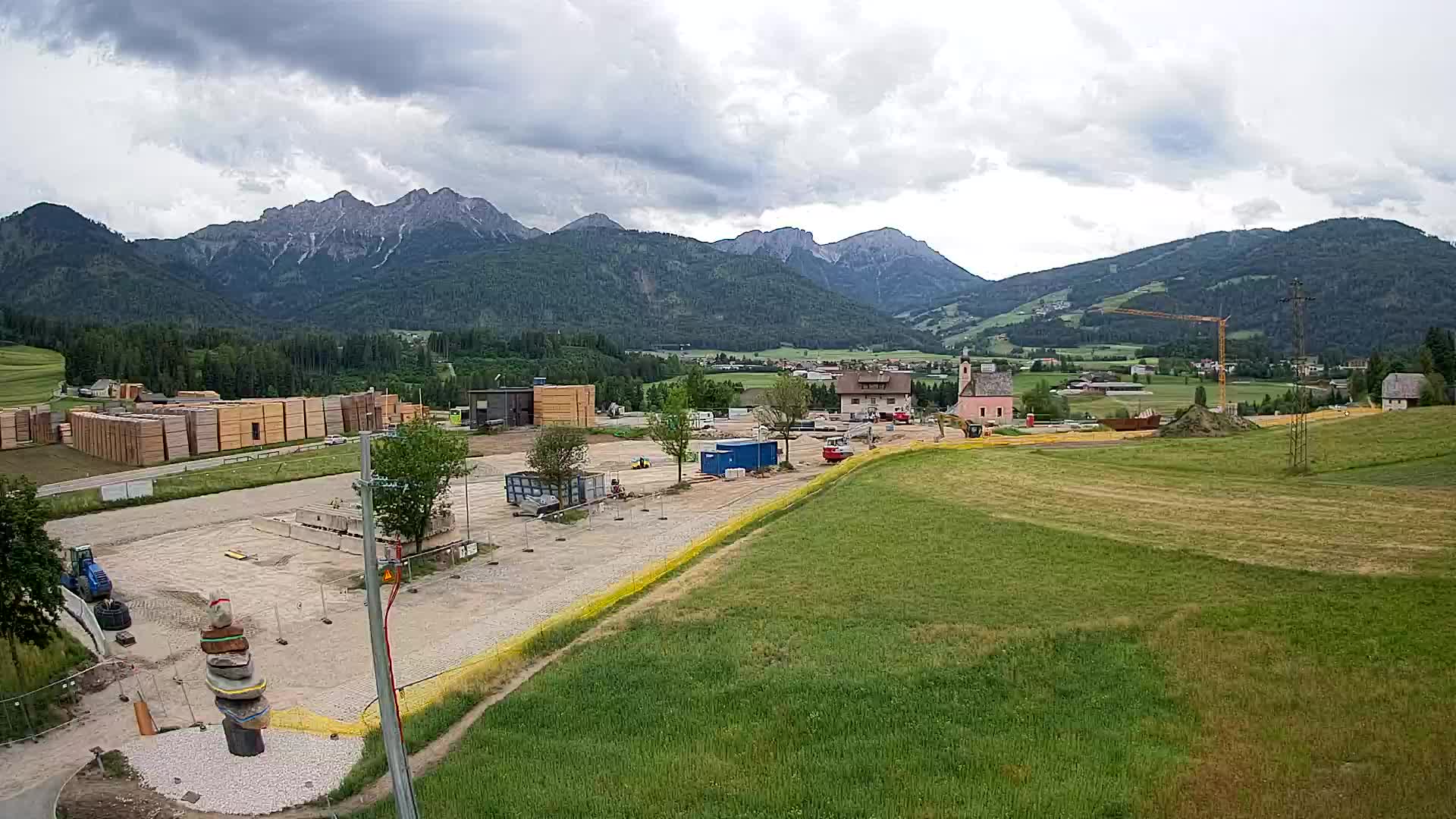 Webcam Rasun / Plan de Corones – Vista live dalla Valle di Anterselva