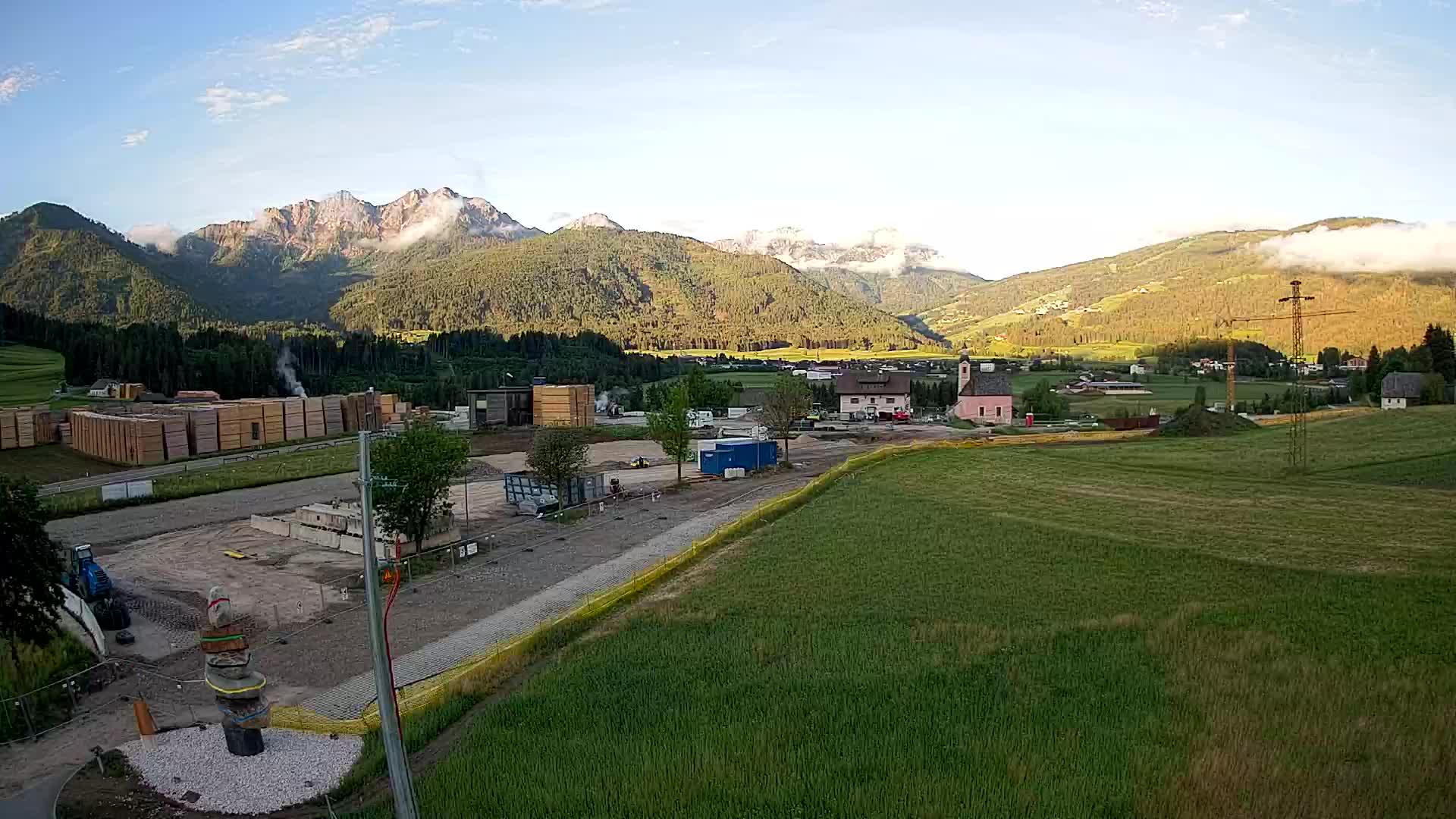 Webcam Rasun / Plan de Corones – Vista live dalla Valle di Anterselva