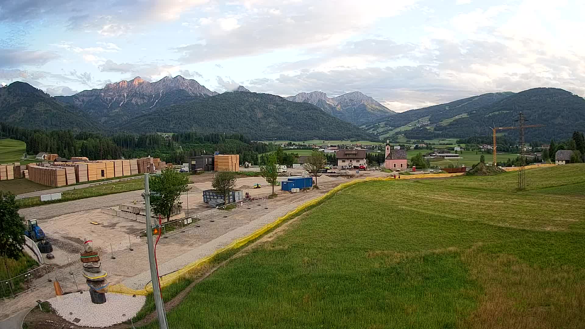 Webcam Rasun / Plan de Corones – Vista live dalla Valle di Anterselva