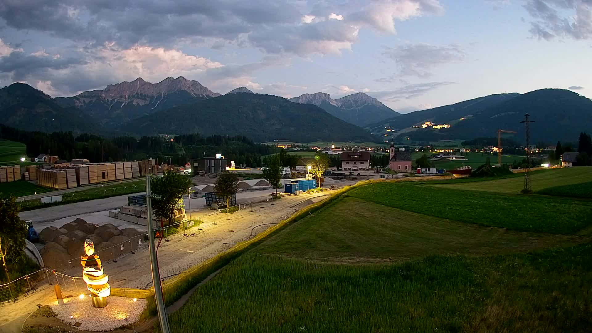 Webcam Rasun / Plan de Corones – Vista live dalla Valle di Anterselva
