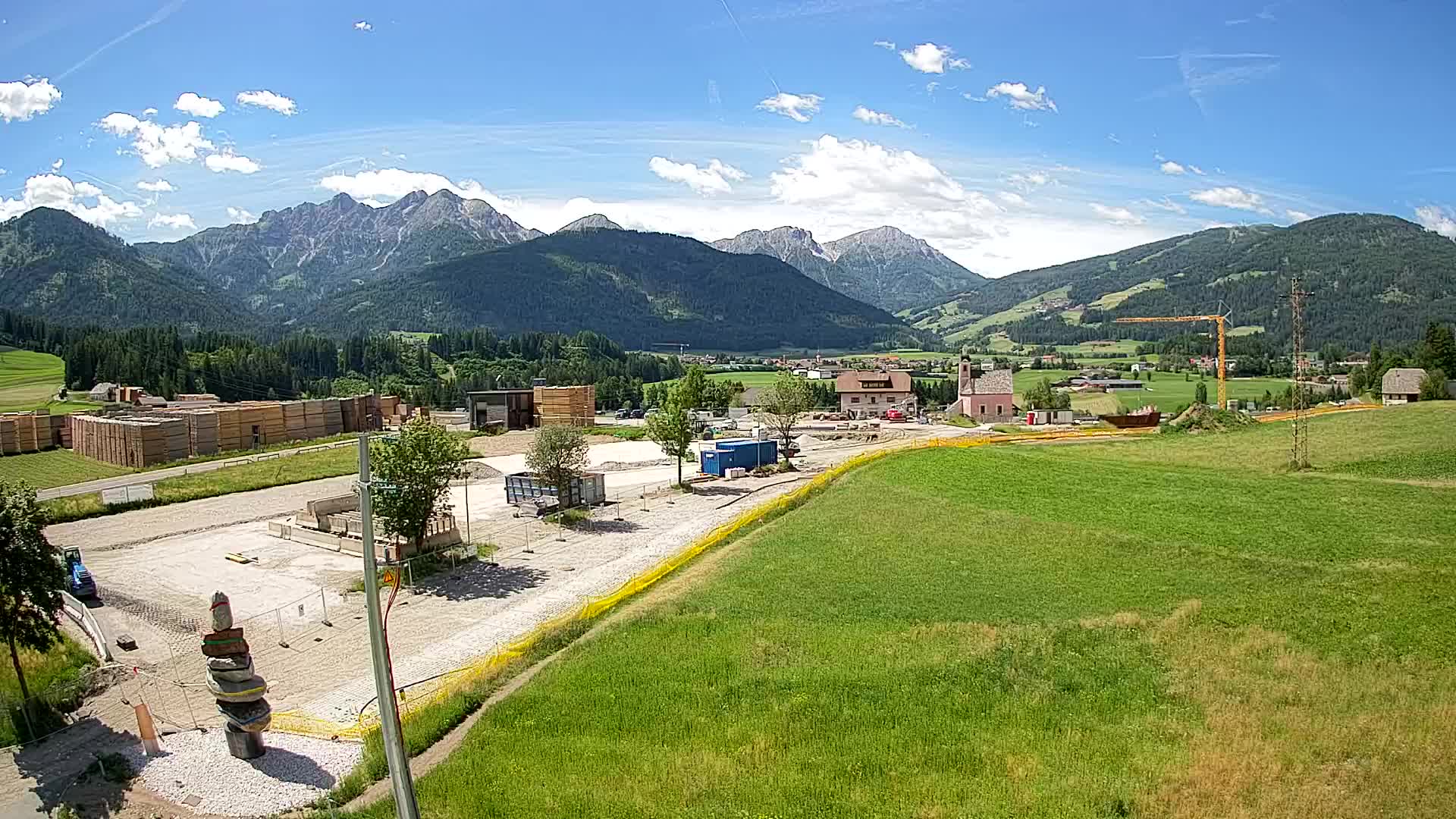 Webcam Rasun / Plan de Corones – Vista live dalla Valle di Anterselva