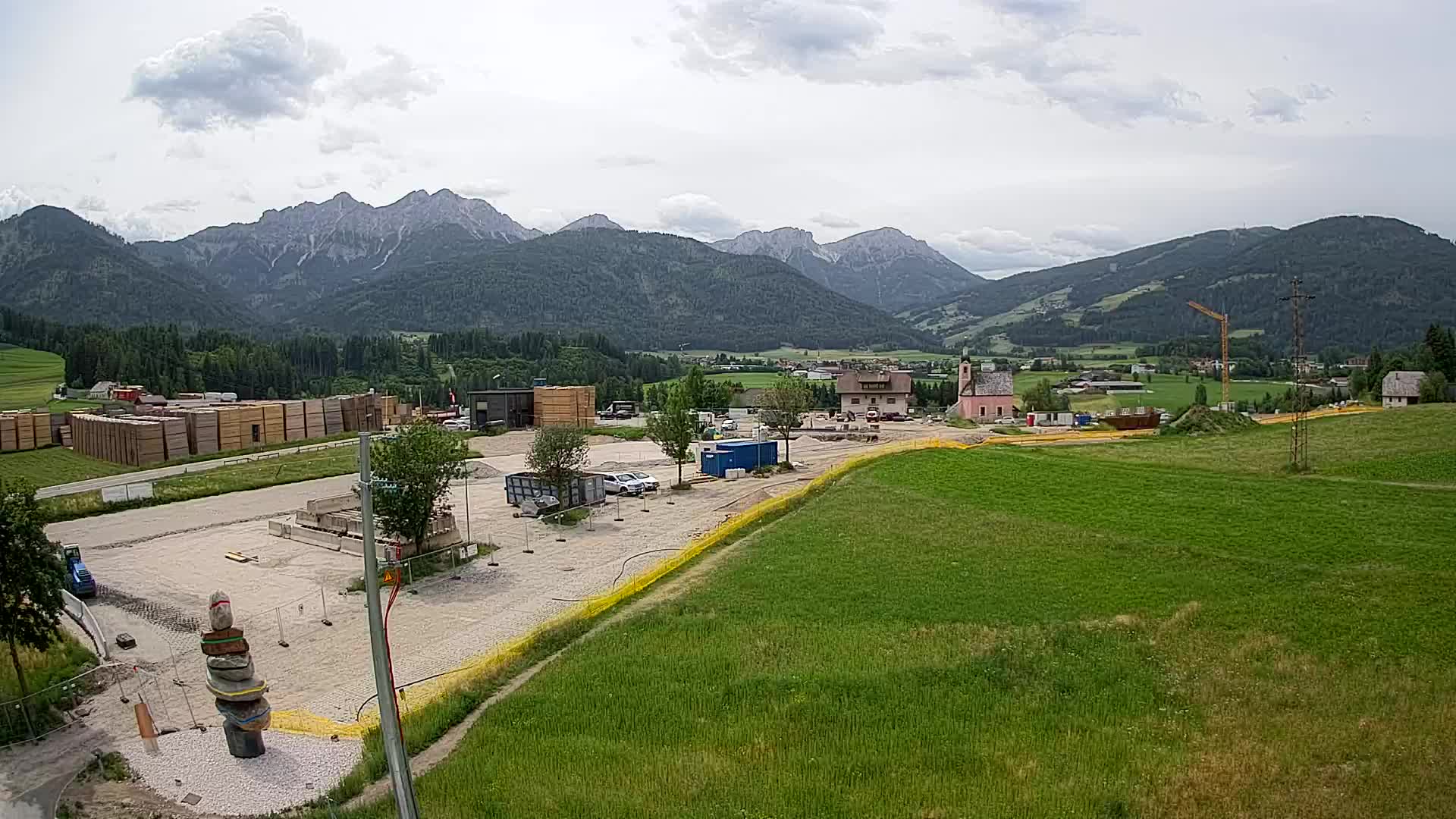 Webcam Rasun / Plan de Corones – Vista live dalla Valle di Anterselva