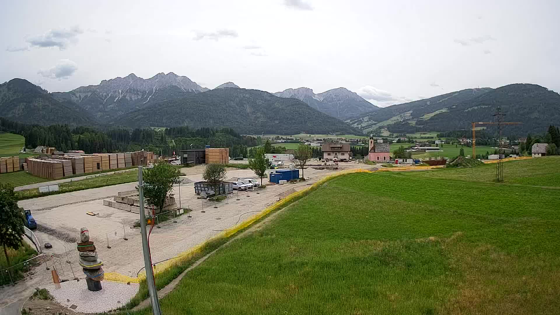 Webcam Rasun / Plan de Corones – Vista live dalla Valle di Anterselva
