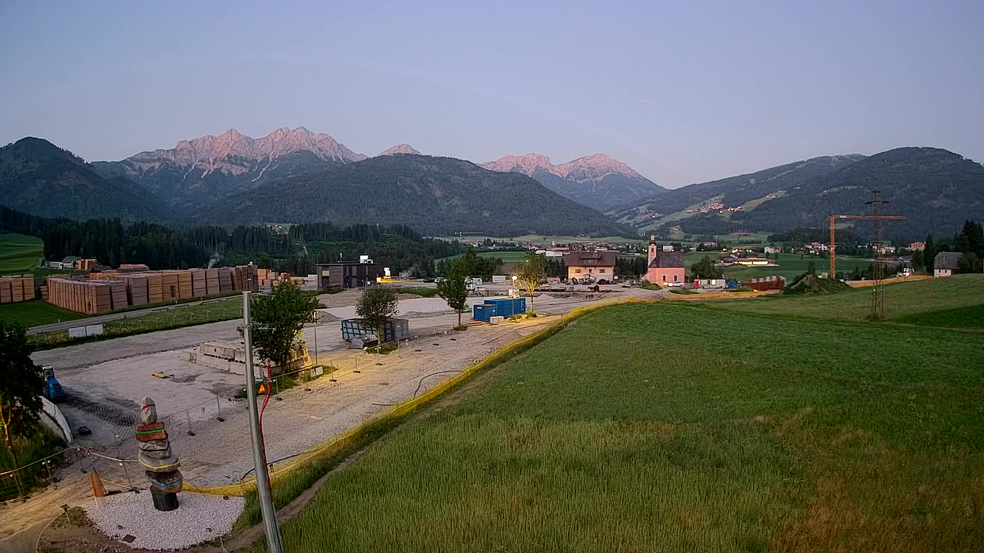 Webcam Rasun / Plan de Corones – Vista live dalla Valle di Anterselva