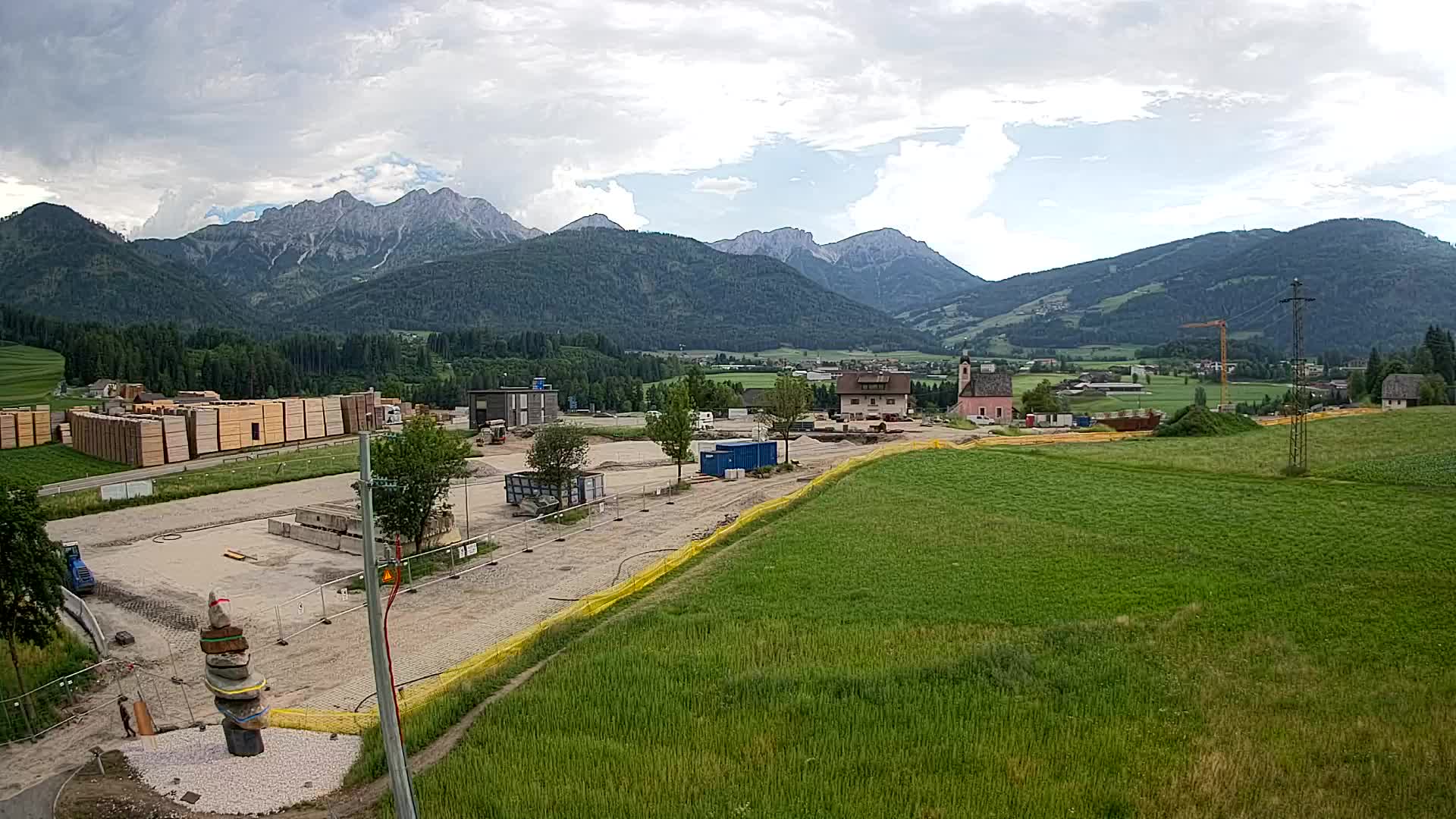 Webcam Rasun / Plan de Corones – Vista live dalla Valle di Anterselva