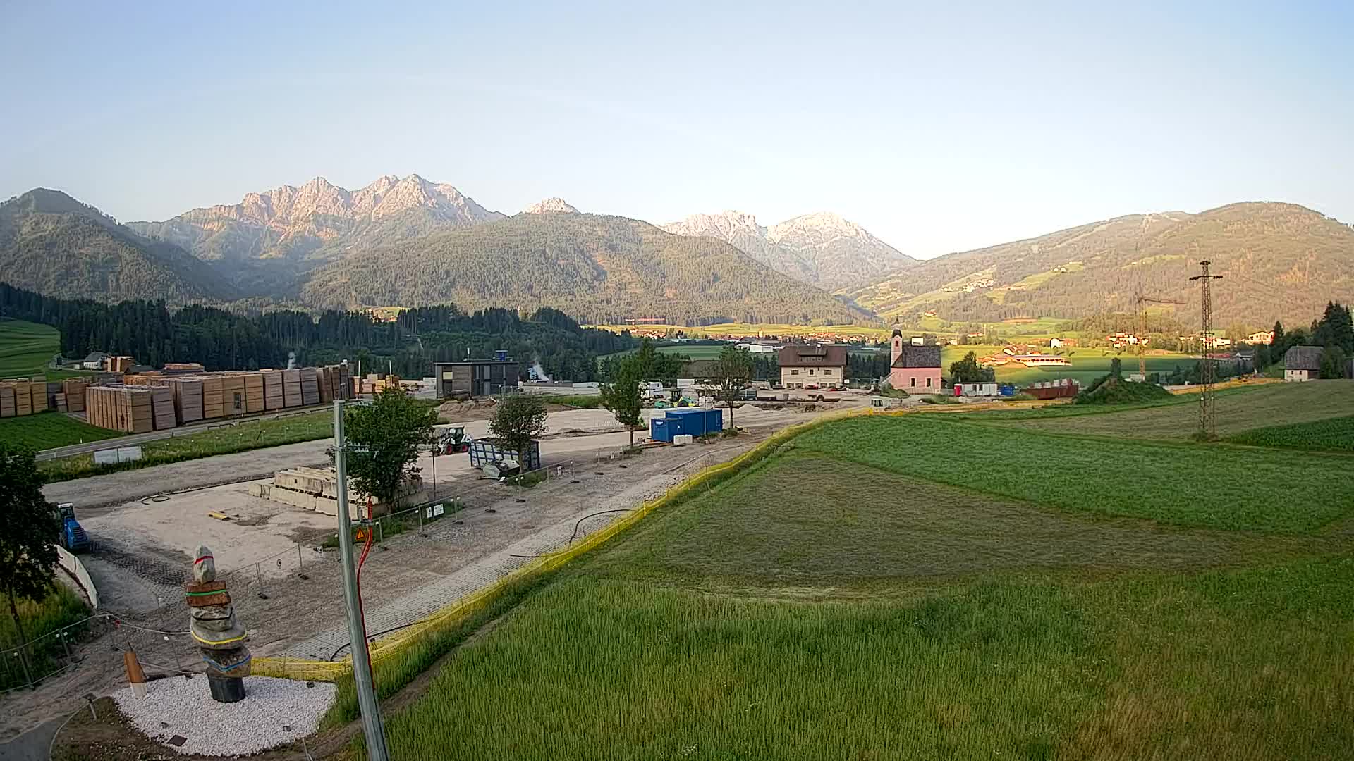 Webcam Rasun / Plan de Corones – Vista live dalla Valle di Anterselva