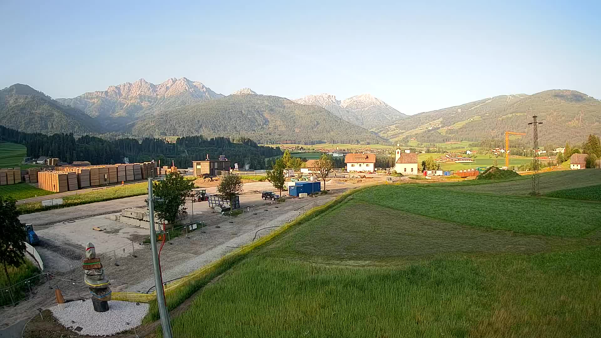 Webcam Rasun / Plan de Corones – Vista live dalla Valle di Anterselva