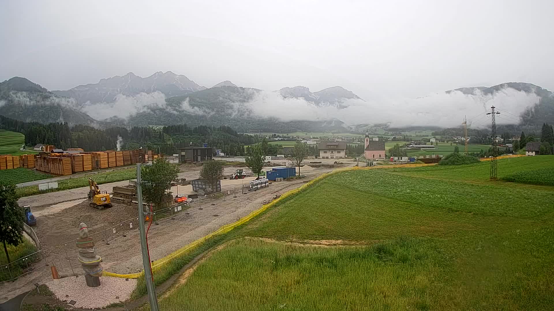 Webcam Rasun / Plan de Corones – Vista live dalla Valle di Anterselva