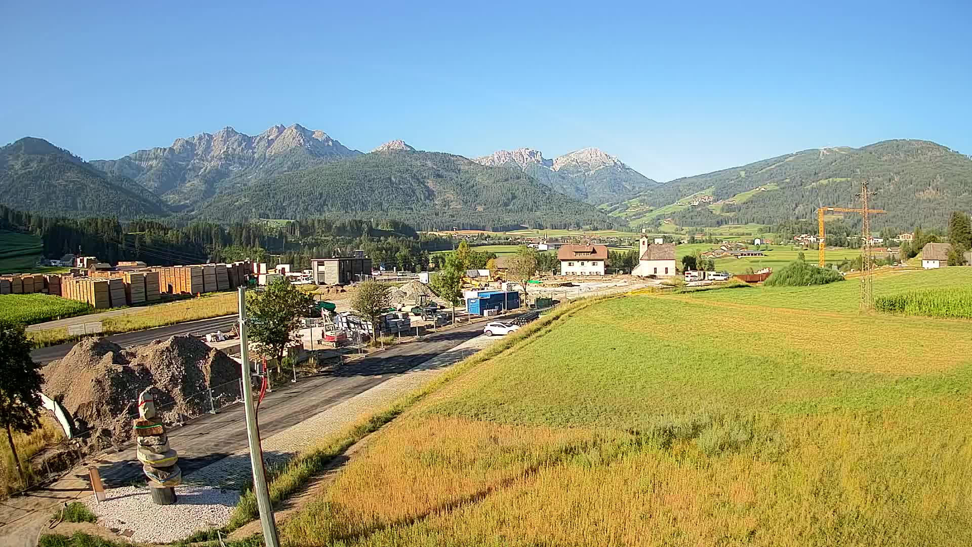 Webcam Rasun / Plan de Corones – Vista live dalla Valle di Anterselva