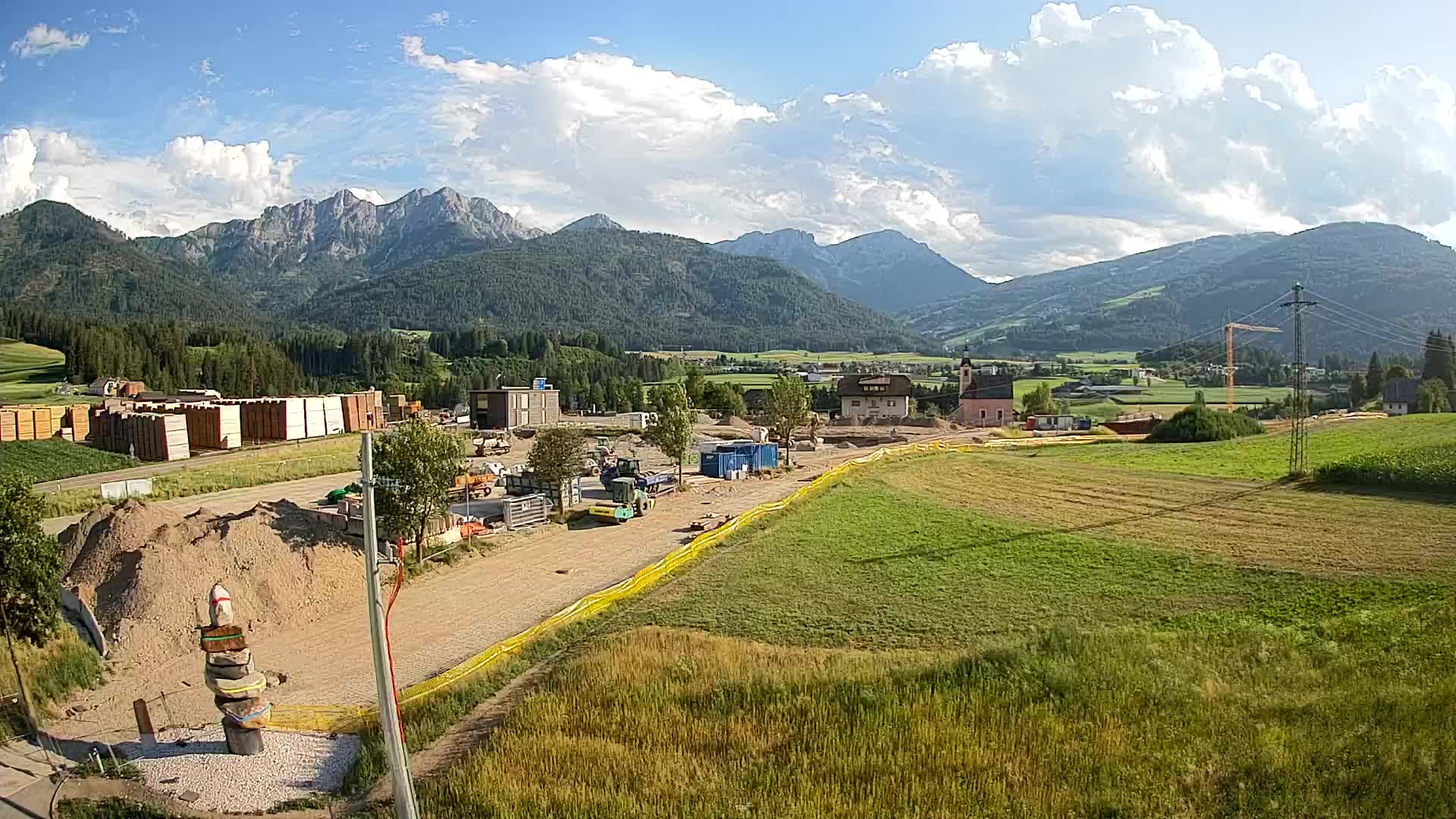 Webcam Rasun / Plan de Corones – Vista live dalla Valle di Anterselva