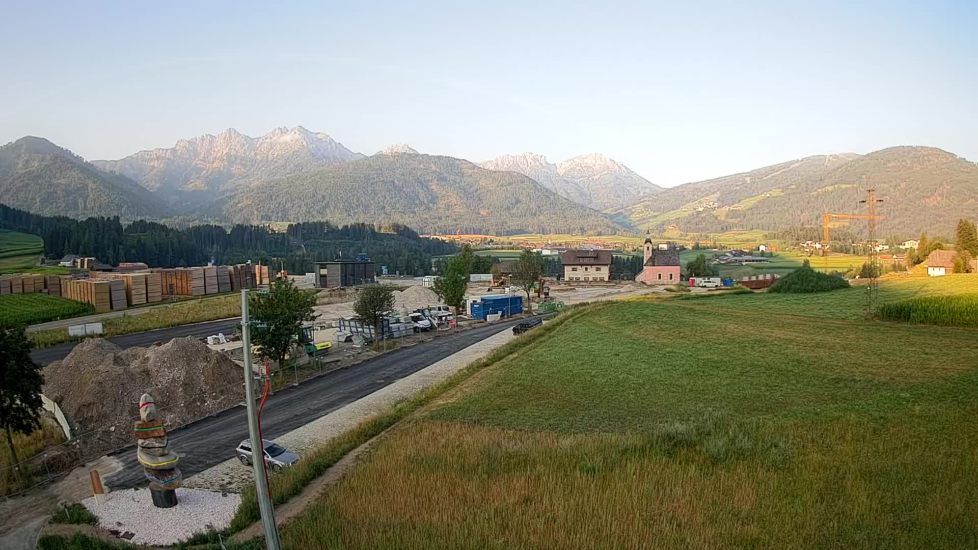 Webcam Rasun / Plan de Corones – Vista live dalla Valle di Anterselva
