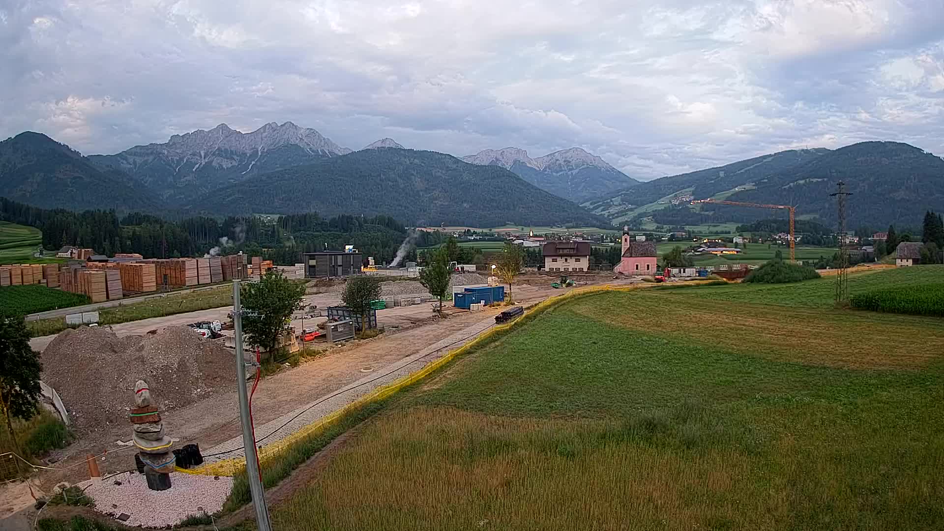 Webcam Rasun / Plan de Corones – Vista live dalla Valle di Anterselva