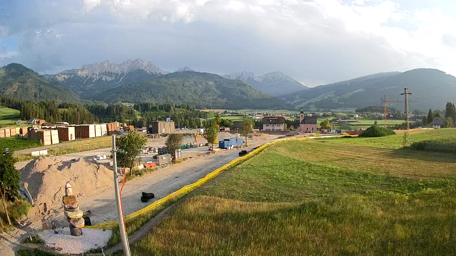 Webcam Rasun / Plan de Corones – Vista live dalla Valle di Anterselva
