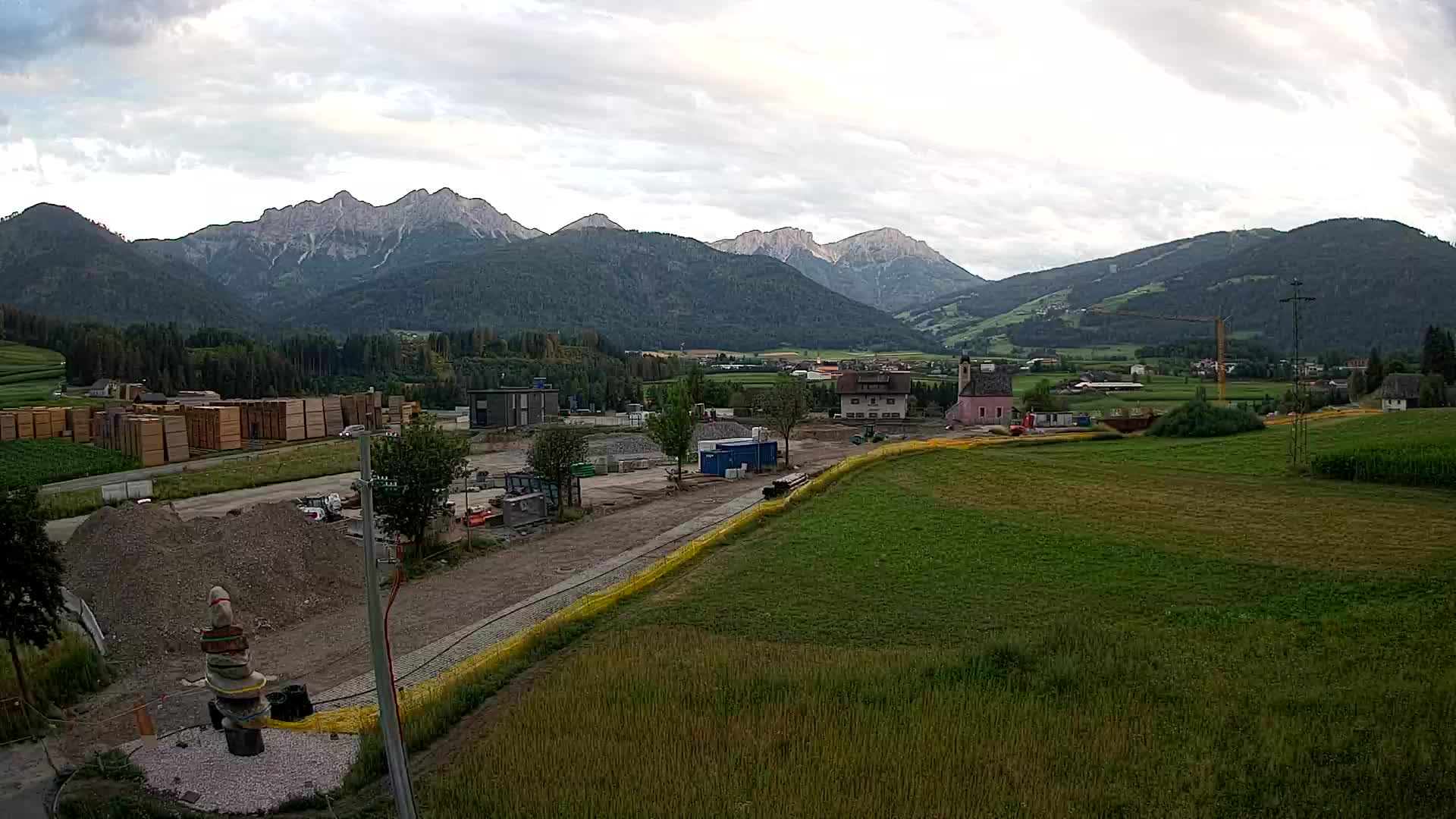 Webcam Rasun / Plan de Corones – Vista live dalla Valle di Anterselva